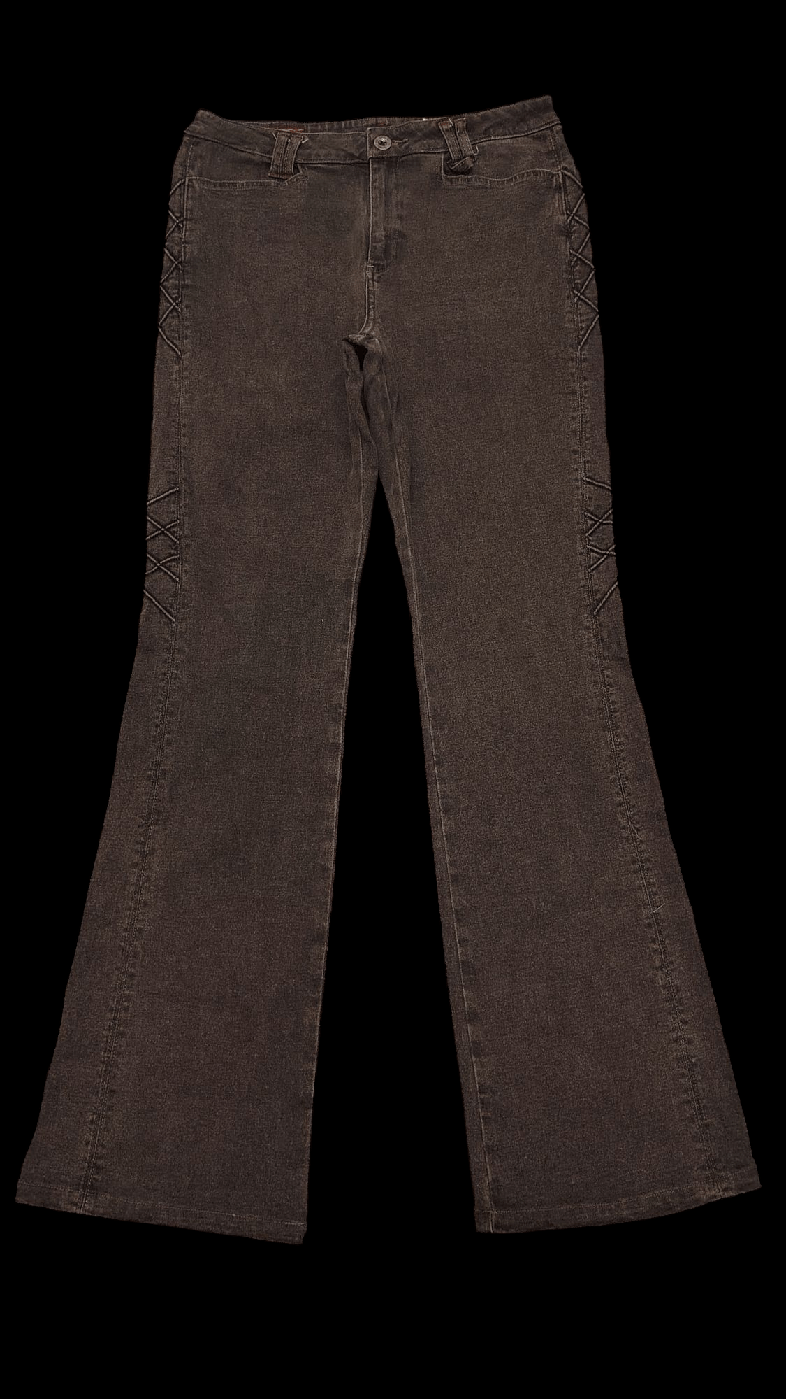 If Six Was Nine × Japanese Brand 💥Insane💥 comme ca comme ci stretch pants jeans bootcut Size US 29 - 3 Thumbnail