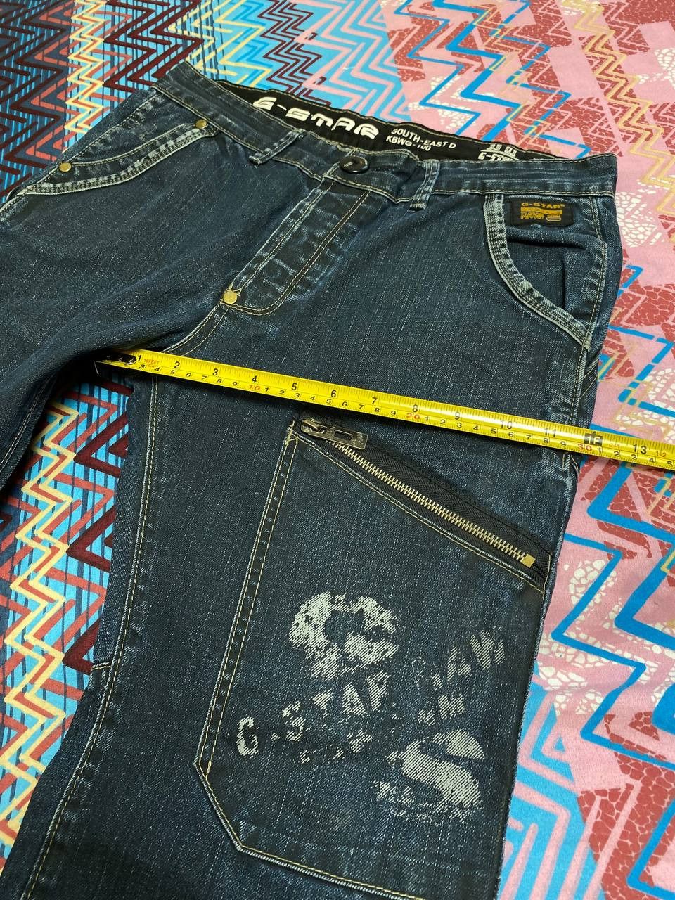 G-Star Vintage Jeans Baggy Flared Wide Japanese Hype Straigh Size US 30 / EU 46 - 18 Thumbnail