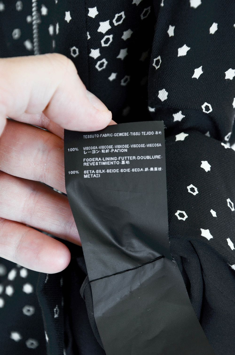 Saint Laurent Paris Saint Laurent Paris Sleeveless Star Print Black Dress - M Size M / US 6-8 / IT 42-44 - 8 Thumbnail