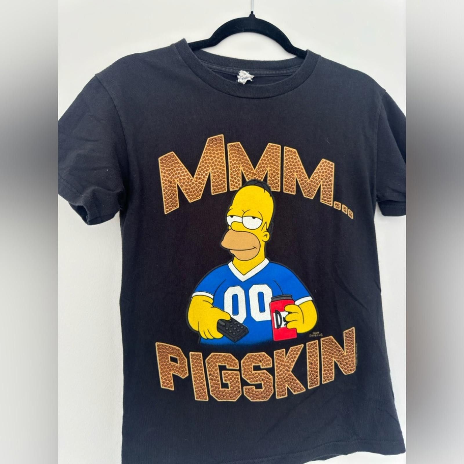 The Simpsons 2004 HOMER SIMPSON FOOTBALL T-SHIRT Size US S / EU 44-46 / 1 - 3 Thumbnail