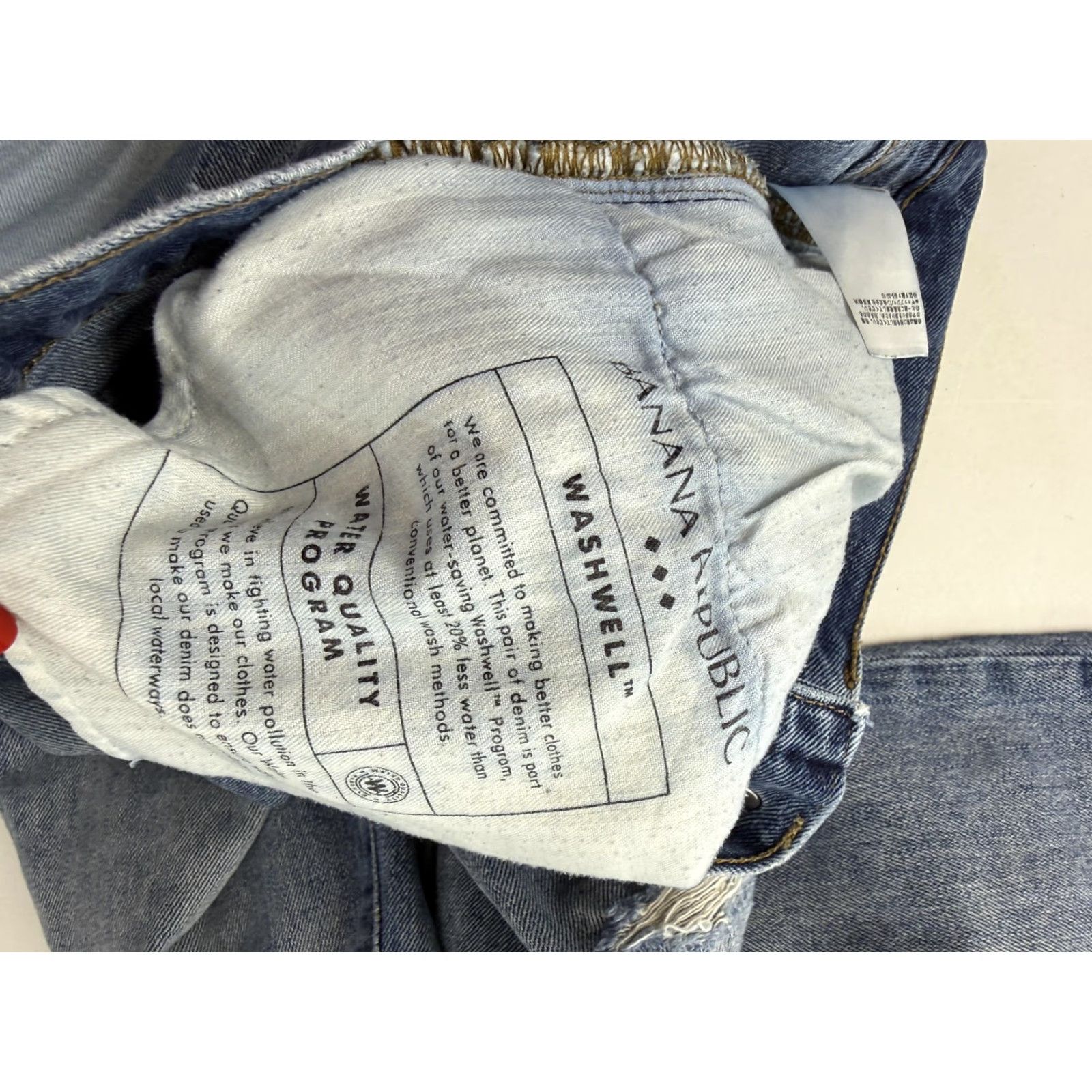 Banana Republic Banana Republic Jeans Mens 28x29 Blue Slim Straight Washwell Stretch Medium Wash Denim Size US 28 / EU 44 - 7 Thumbnail