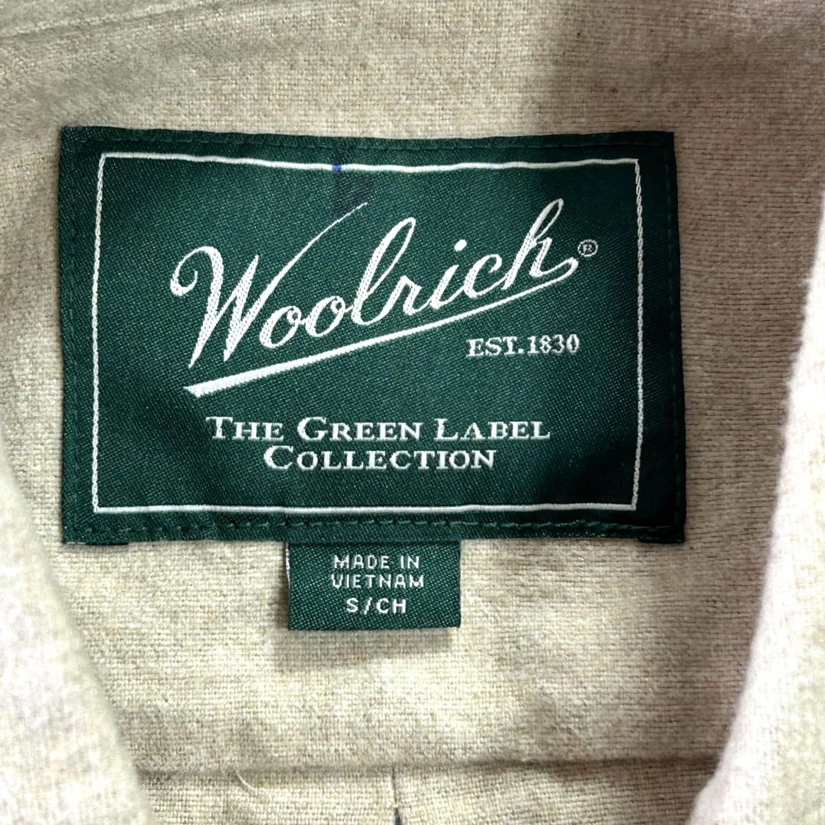 Vintage Woolrich Shirt Mens Small Beige Flannel Button-Up Long Sleeve Casual Regular Fit Cotton Pocketed N/A Size US S / EU 44-46 / 1 - 3 Thumbnail
