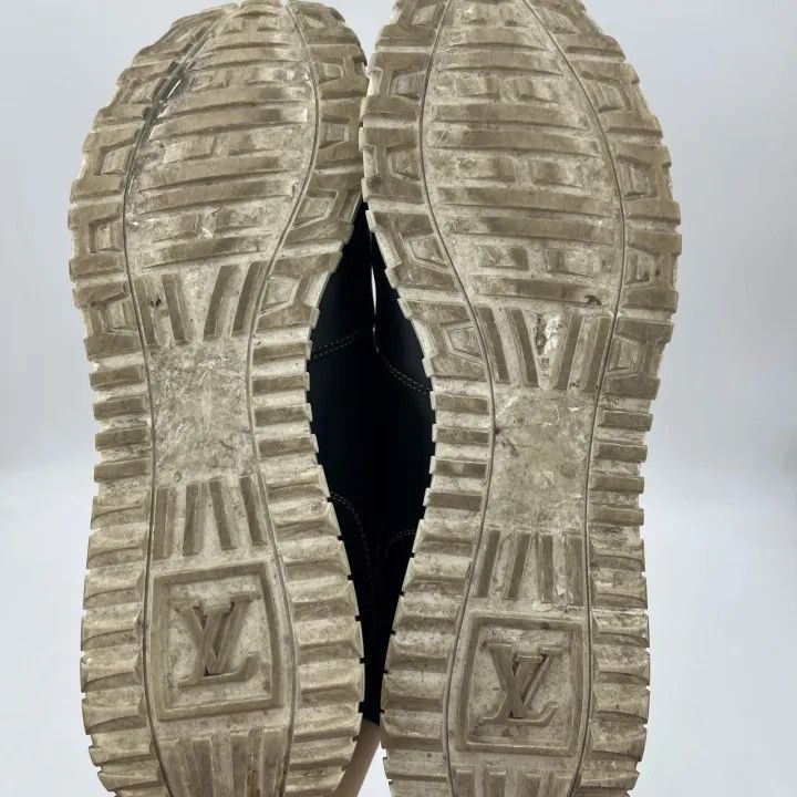 Louis Vuitton Louis Vuitton Blue Low-Top Leather Sneakers -2508 Size US 10.5 / EU 43-44 - 9 Thumbnail