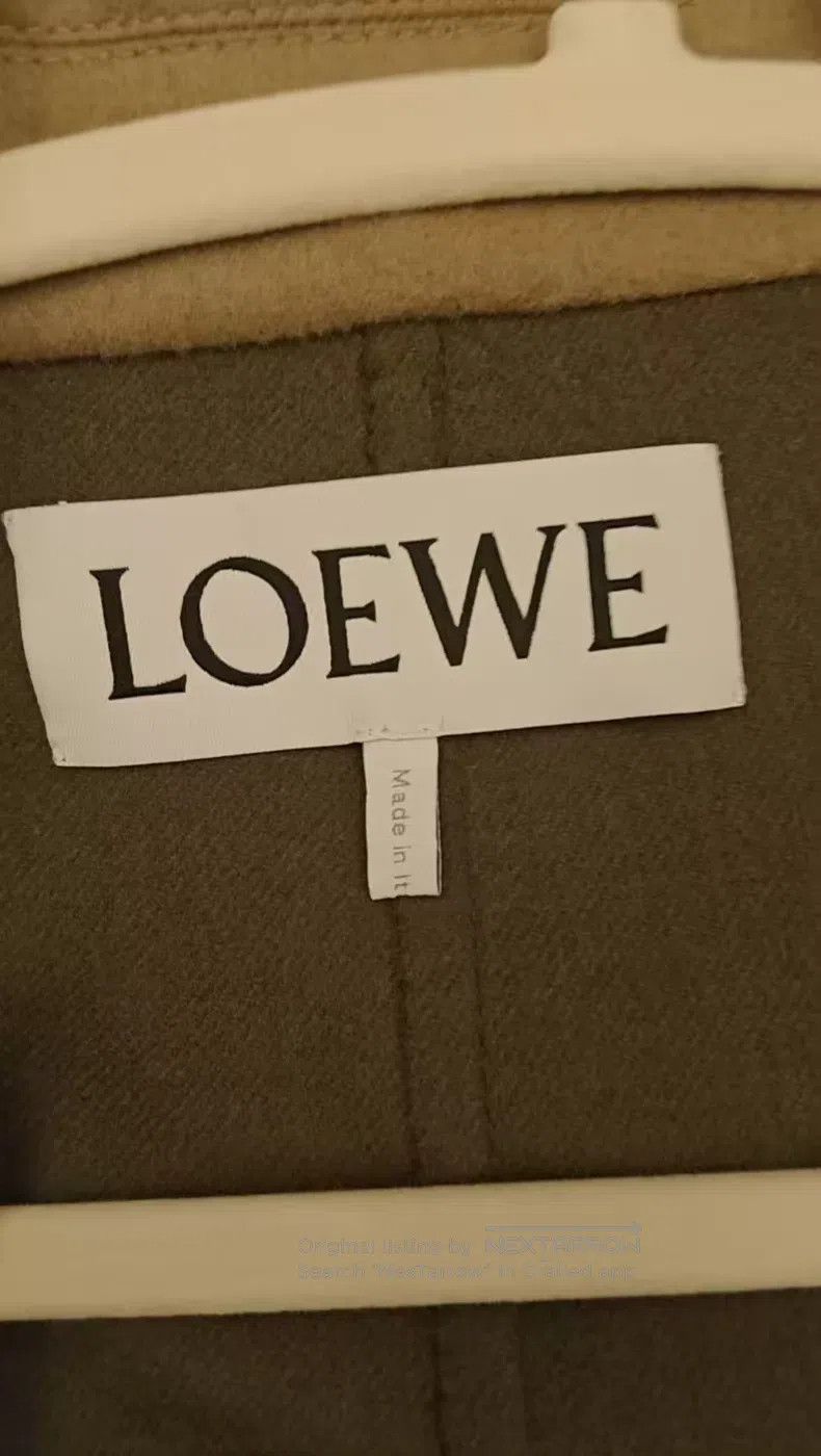 Loewe Loewe Beige and Brown Leather Patch Cargo Jacket Size US S / EU 44-46 / 1 - 8 Thumbnail