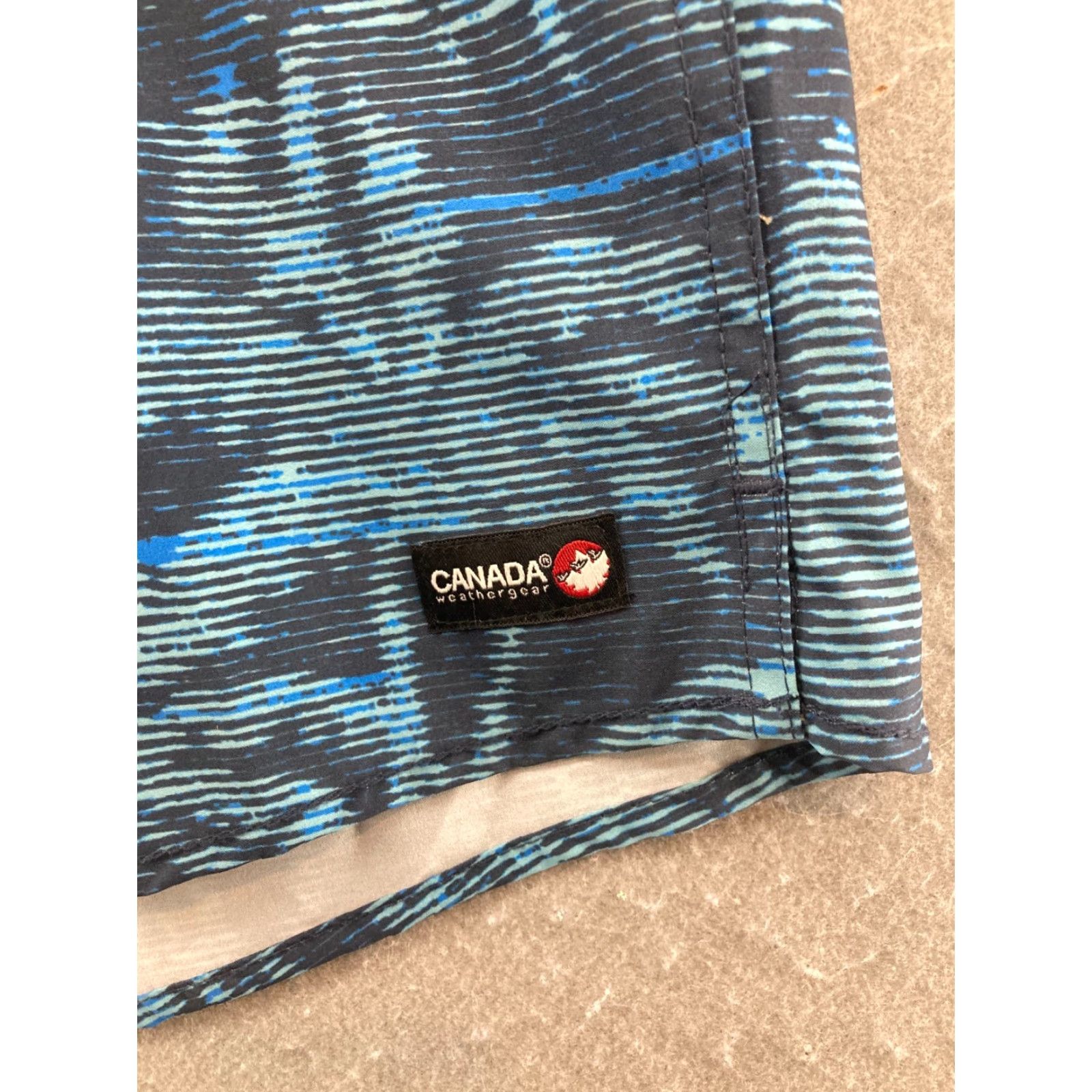 Vintage Canada Weathergear Mens Button-Up Shirt L Blue Outdoor Tropical Cotton Polyester Blend Casual Travel Workwear Size US L / EU 52-54 / 3 - 4 Thumbnail