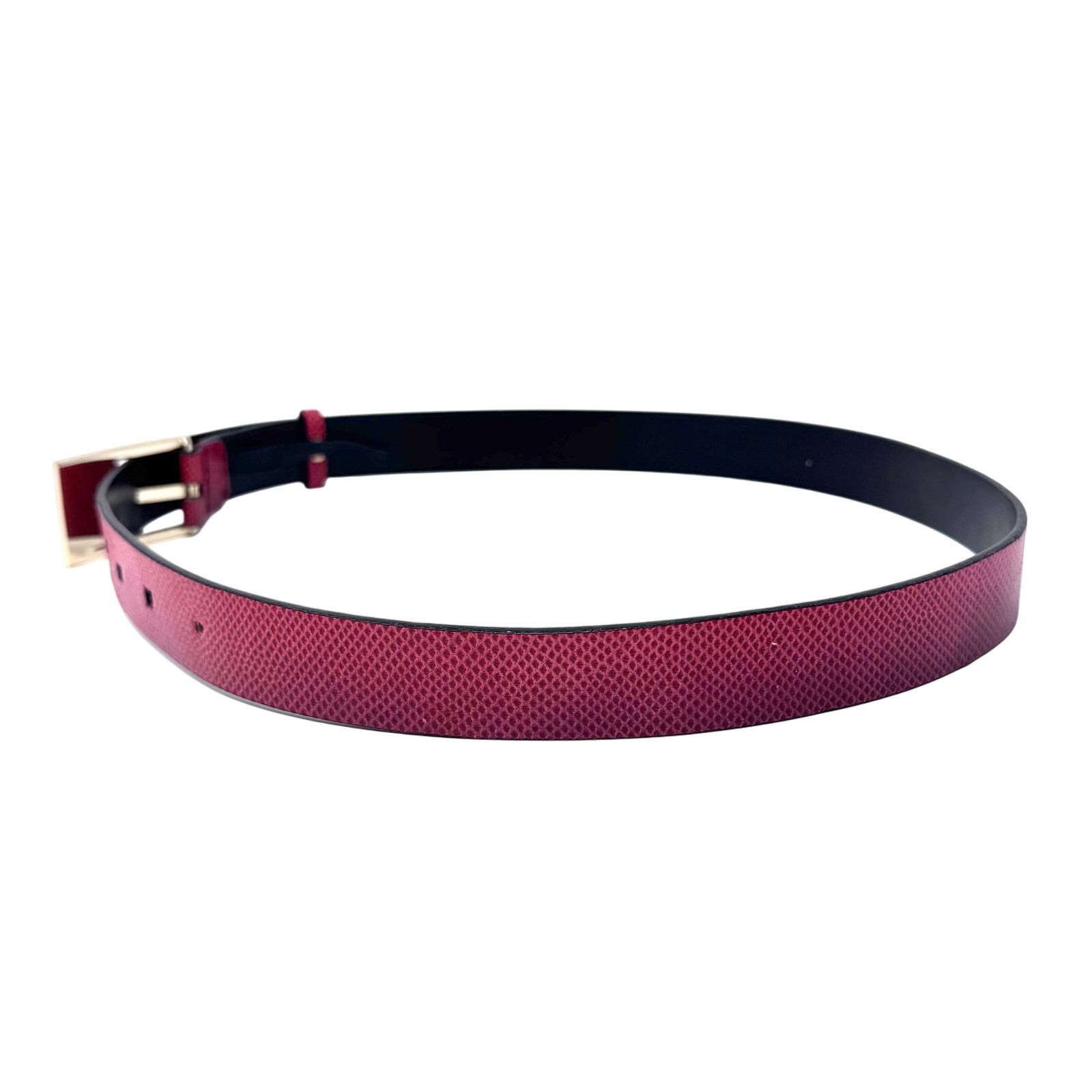 Gucci Gucci Red Lizard Skin Belt Size ONE SIZE - 9 Thumbnail