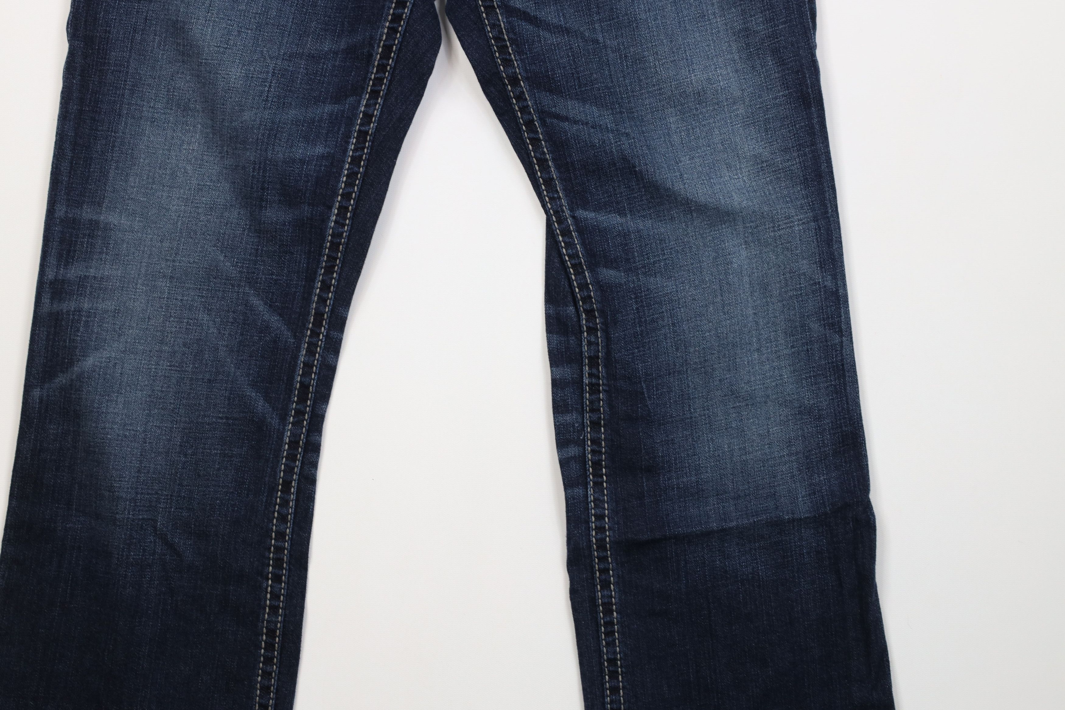 Vintage Buckle BKE Stitch Carter Bootcut Denim Jeans Stretch Blue Size US 33 - 4 Thumbnail