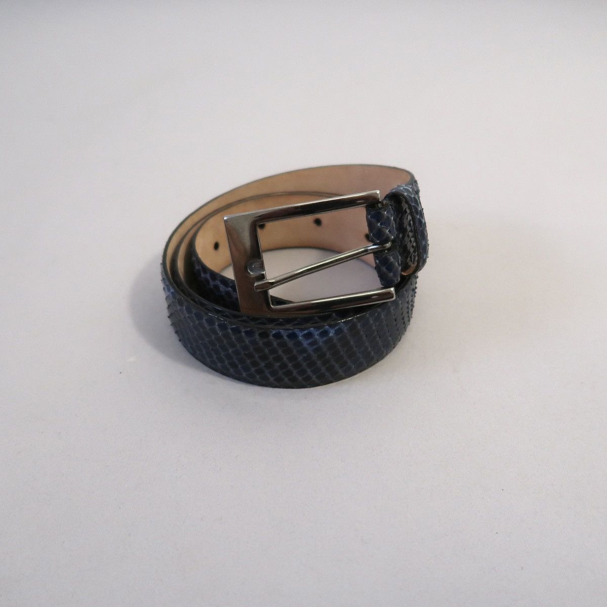 Other Manieri Vintage Python Leather belt Size ONE SIZE - 2 Thumbnail