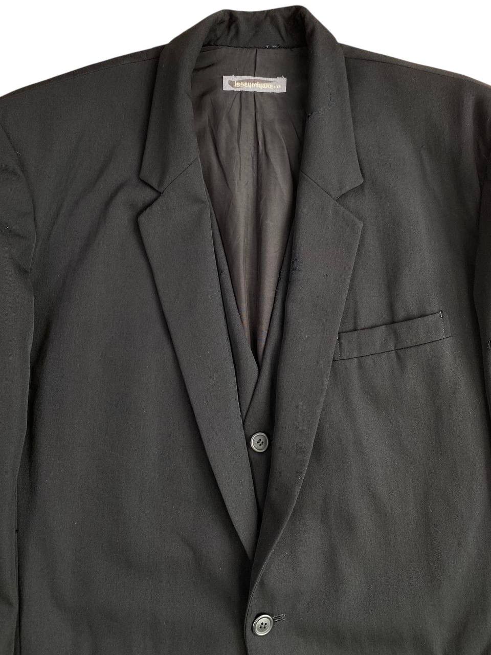 Issey Miyake Vintage 80’s Issey Miyake 2 Piece Distressed Blazer Size US L / EU 52-54 / 3 - 13 Thumbnail