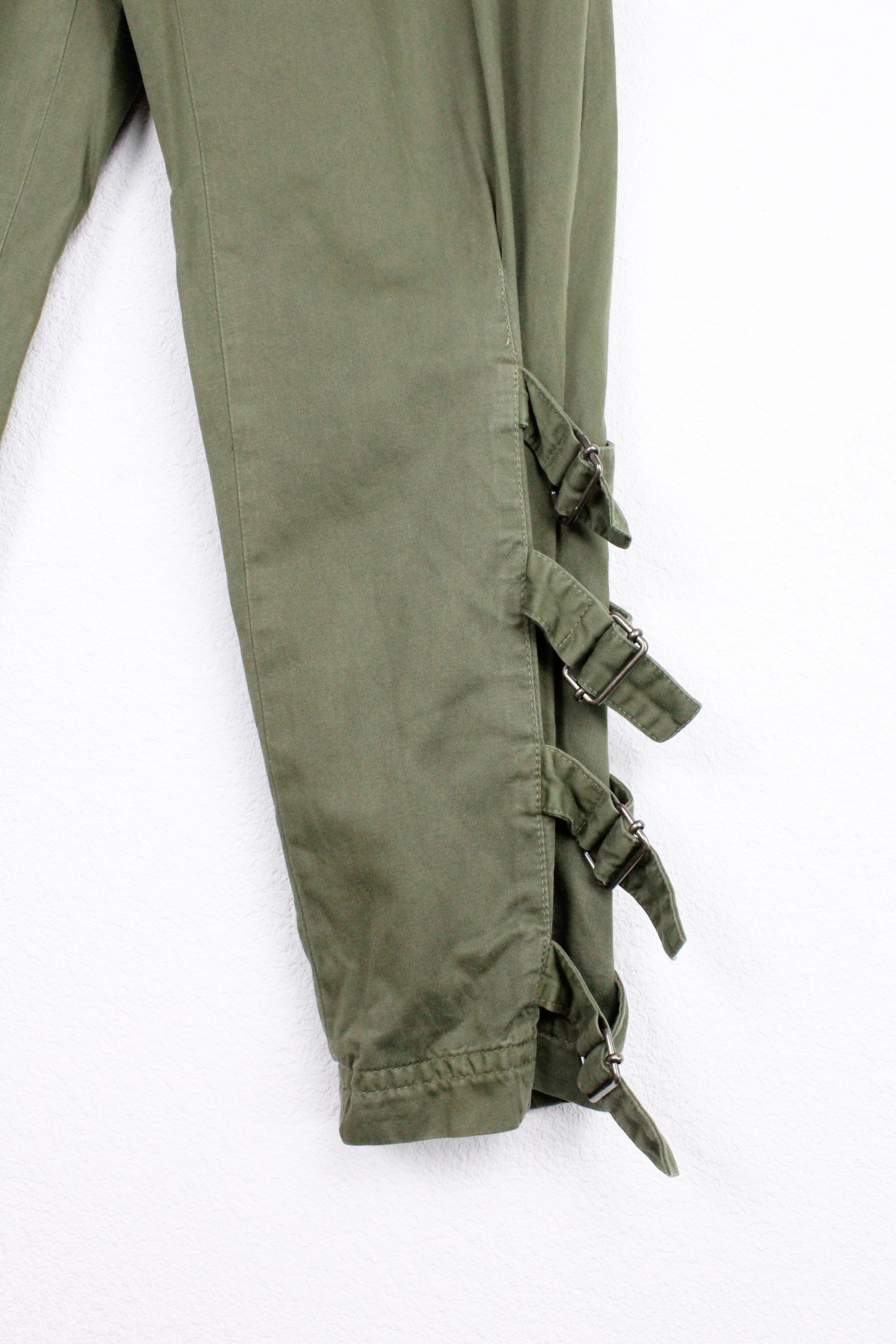 Dries Van Noten Archive Dries Van Noten Army Bondage Chino Pants Trousers Size 25" / US 0 / IT 36 - 4 Thumbnail