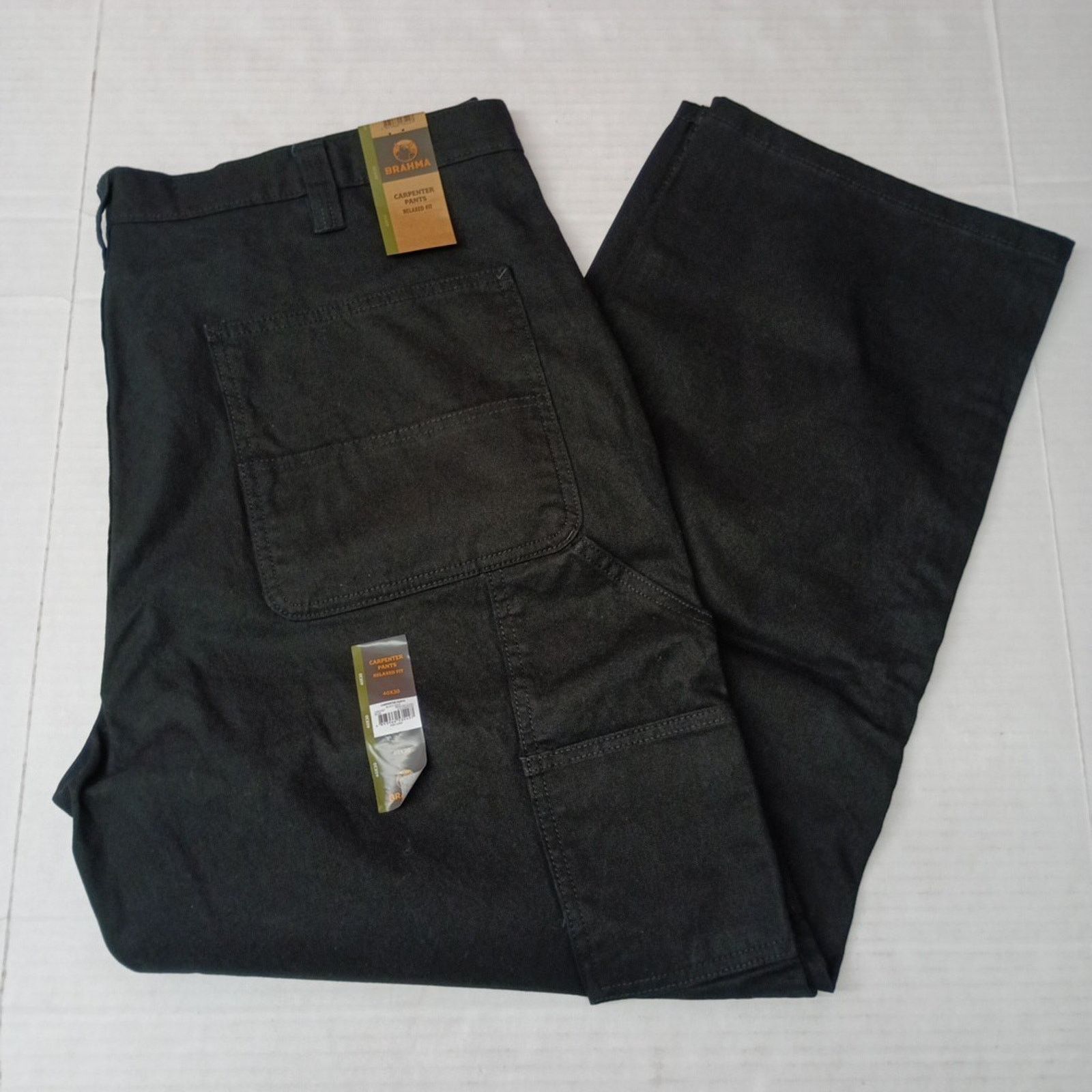 Other Brahma Work Carpenter Pants Men's Size 40x30 Black Relaxed Size US 40 / EU 56 - 1 Thumbnail