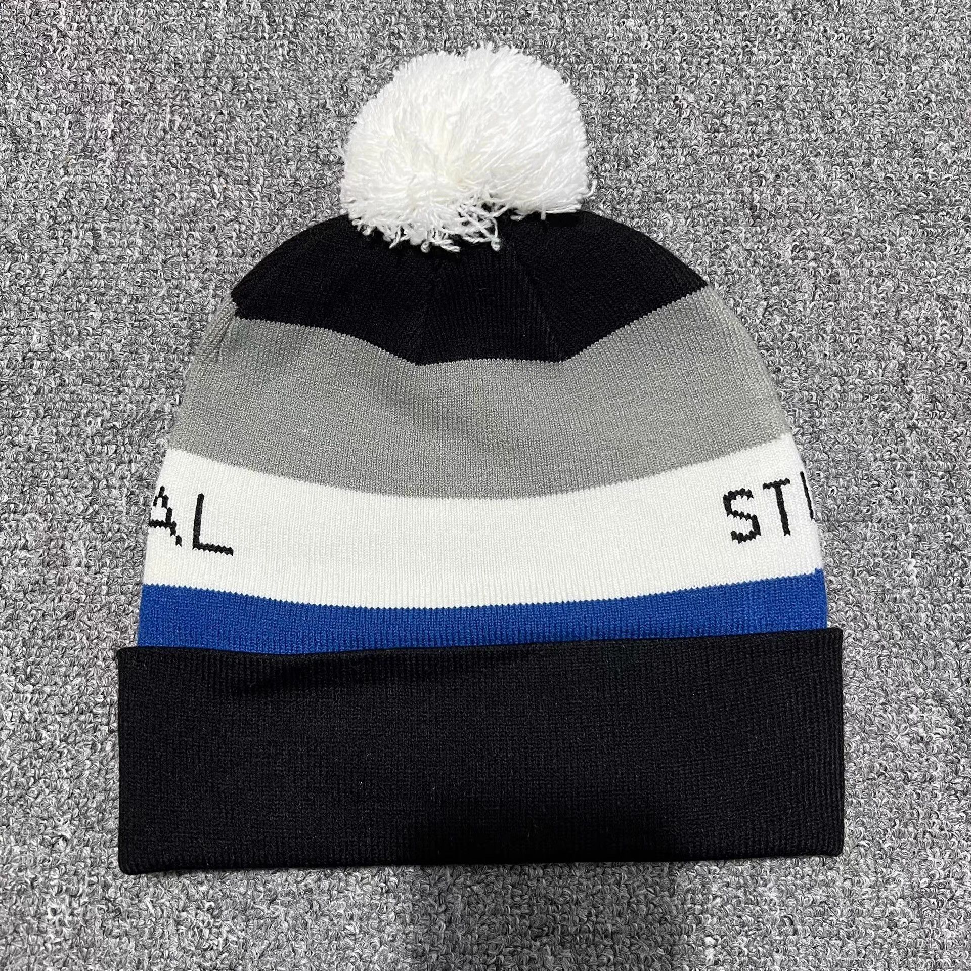 Stussy Stussy color-block striped knit beanie Q7 Size ONE SIZE - 5 Thumbnail