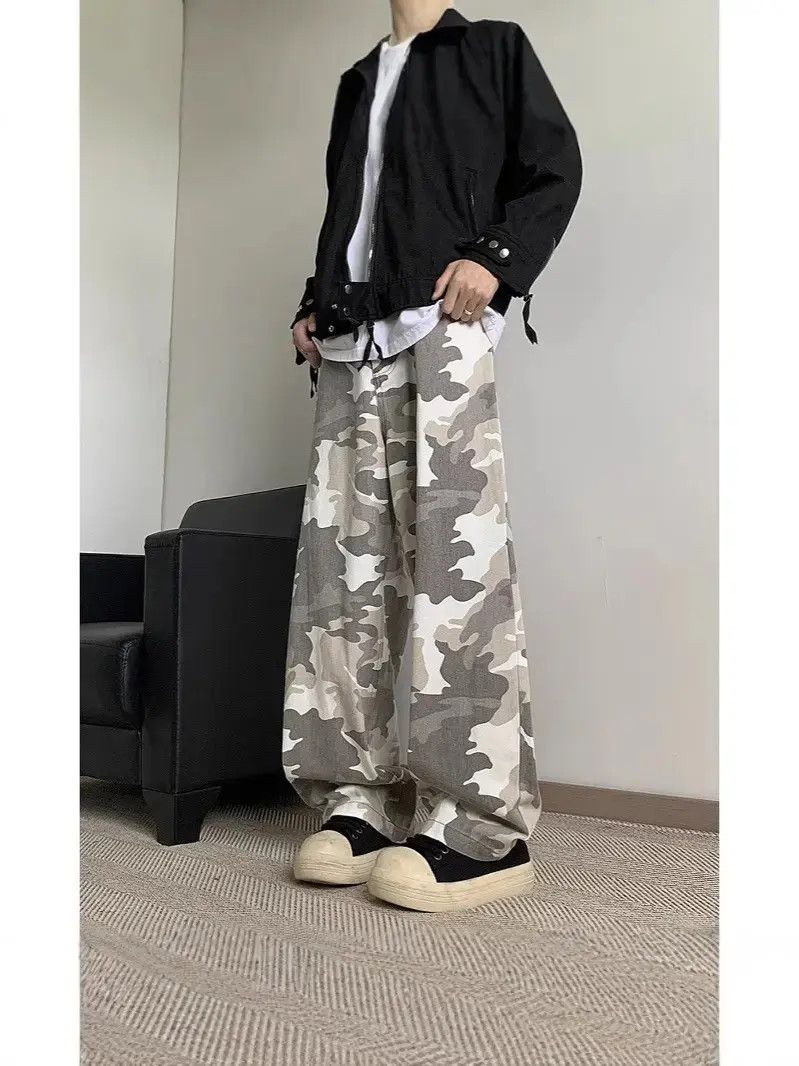 Japanese Brand Retro loose high street camouflage jeans Size US 32 / EU 48 - 2 Thumbnail