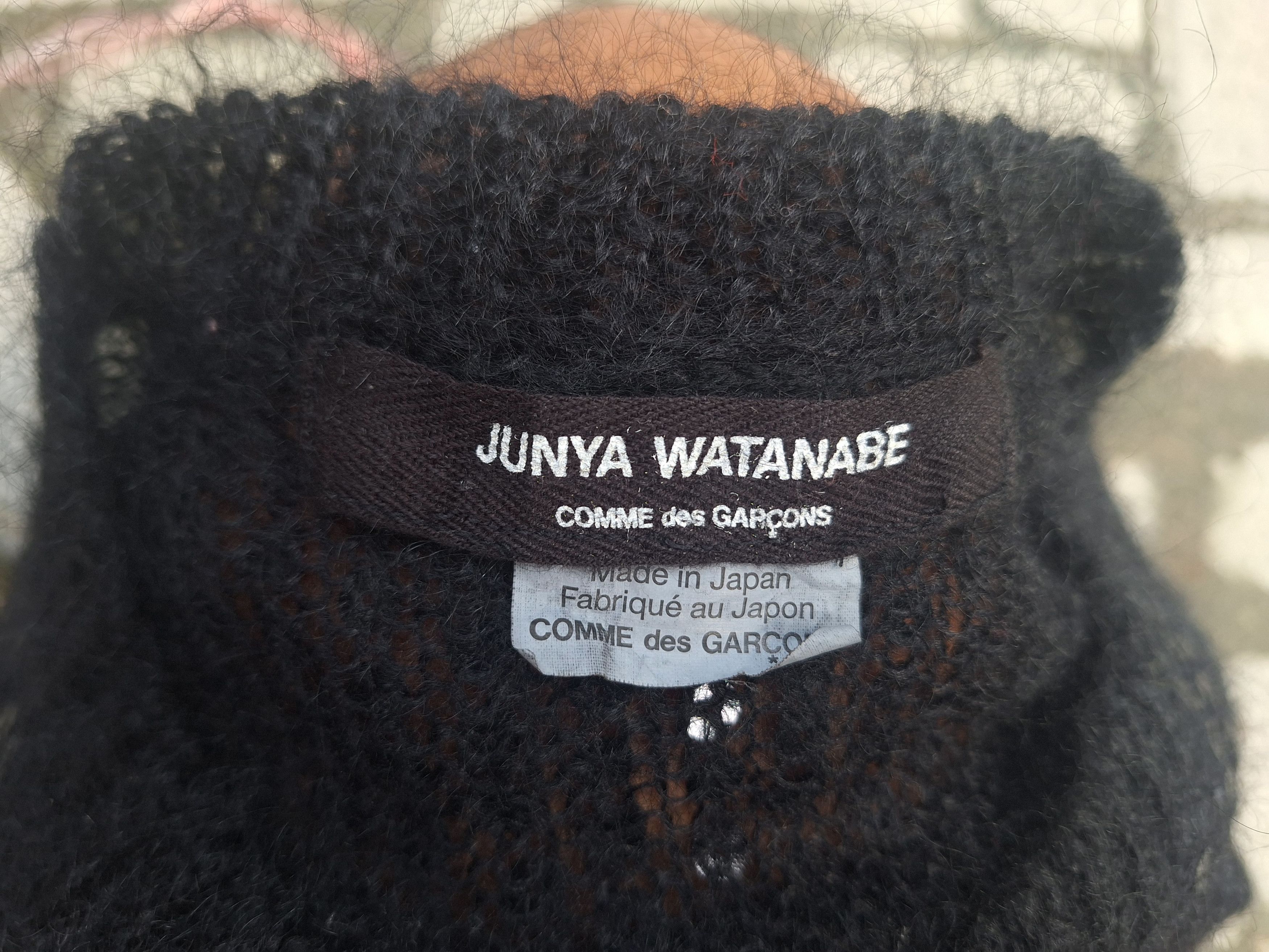Comme des Garcons × Junya Watanabe Junya Wantanabe Black Mohair Blend Sequin Size US M / EU 48-50 / 2 - 6 Thumbnail