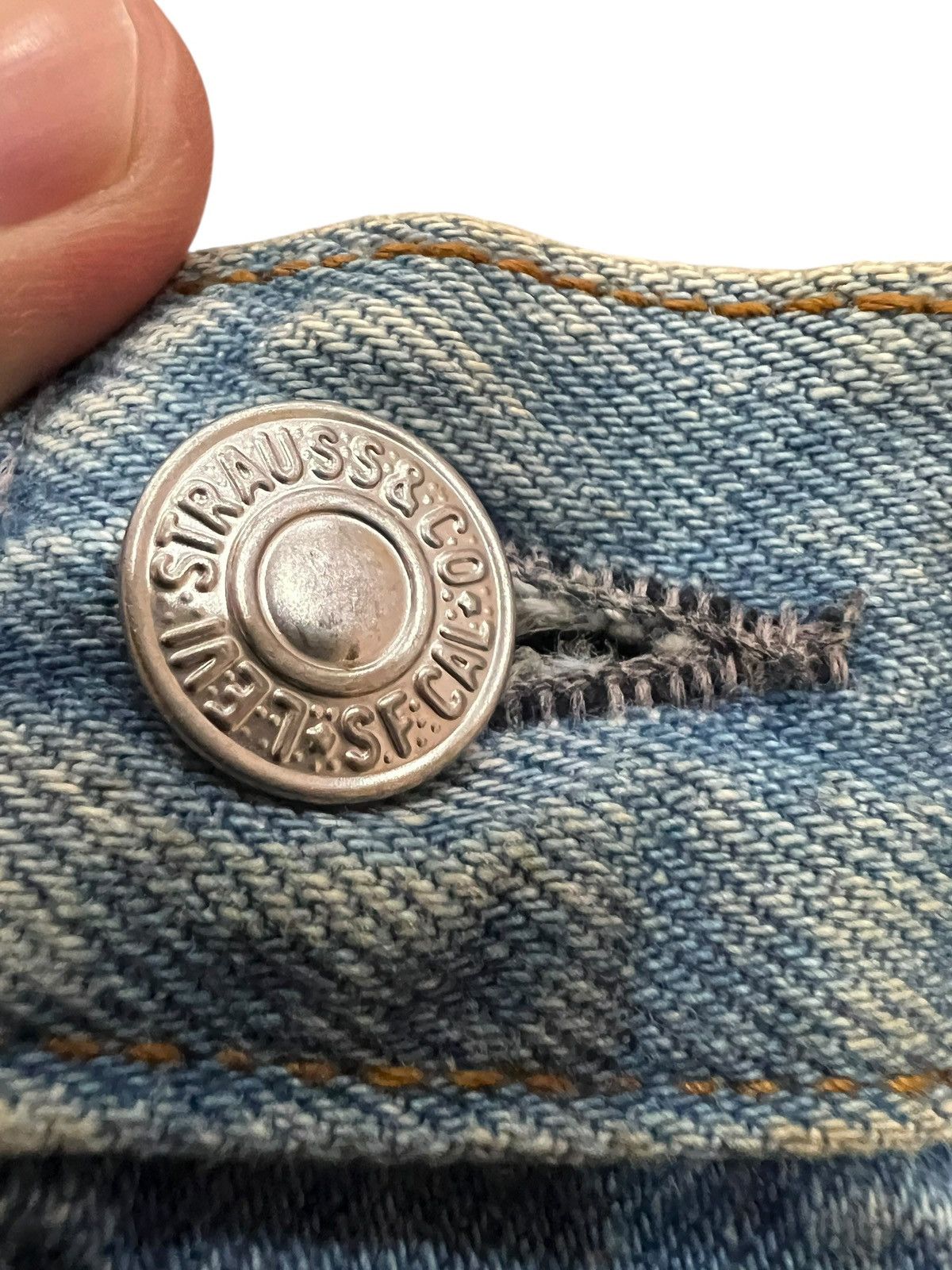 Levi's 90’s Levi’s 501 Faded Denim Jean Size US 28 / EU 44 - 9 Thumbnail
