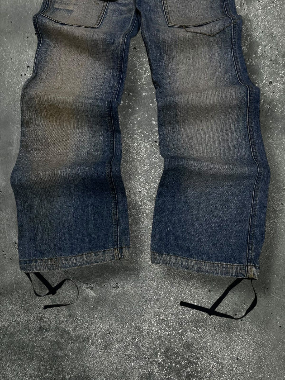 Le Grande Bleu (L.G.B.) Vintage 90s Designer Japan Lb-03 Love Power Soul Baggy Denim Size US 28 / EU 44 - 3 Thumbnail