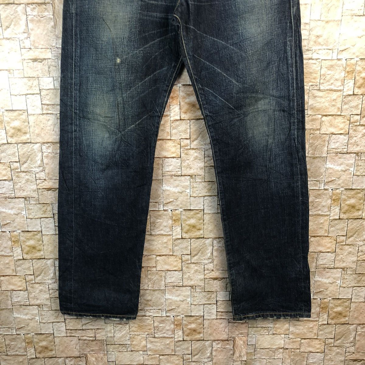 Levi's 501 Levis Blue Disstressed Denim Pants #A953 Size US 34 / EU 50 - 7 Thumbnail