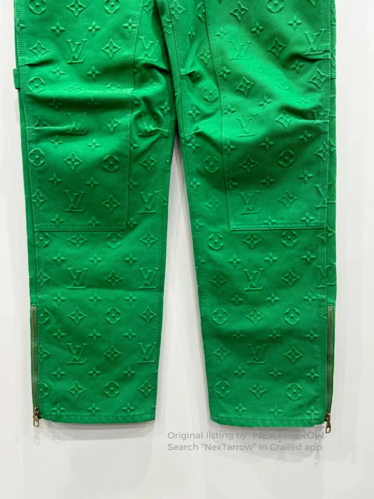 Louis Vuitton louis vuitton green carpenter pants size 32. Size US 32 / EU 48 - 4 Thumbnail