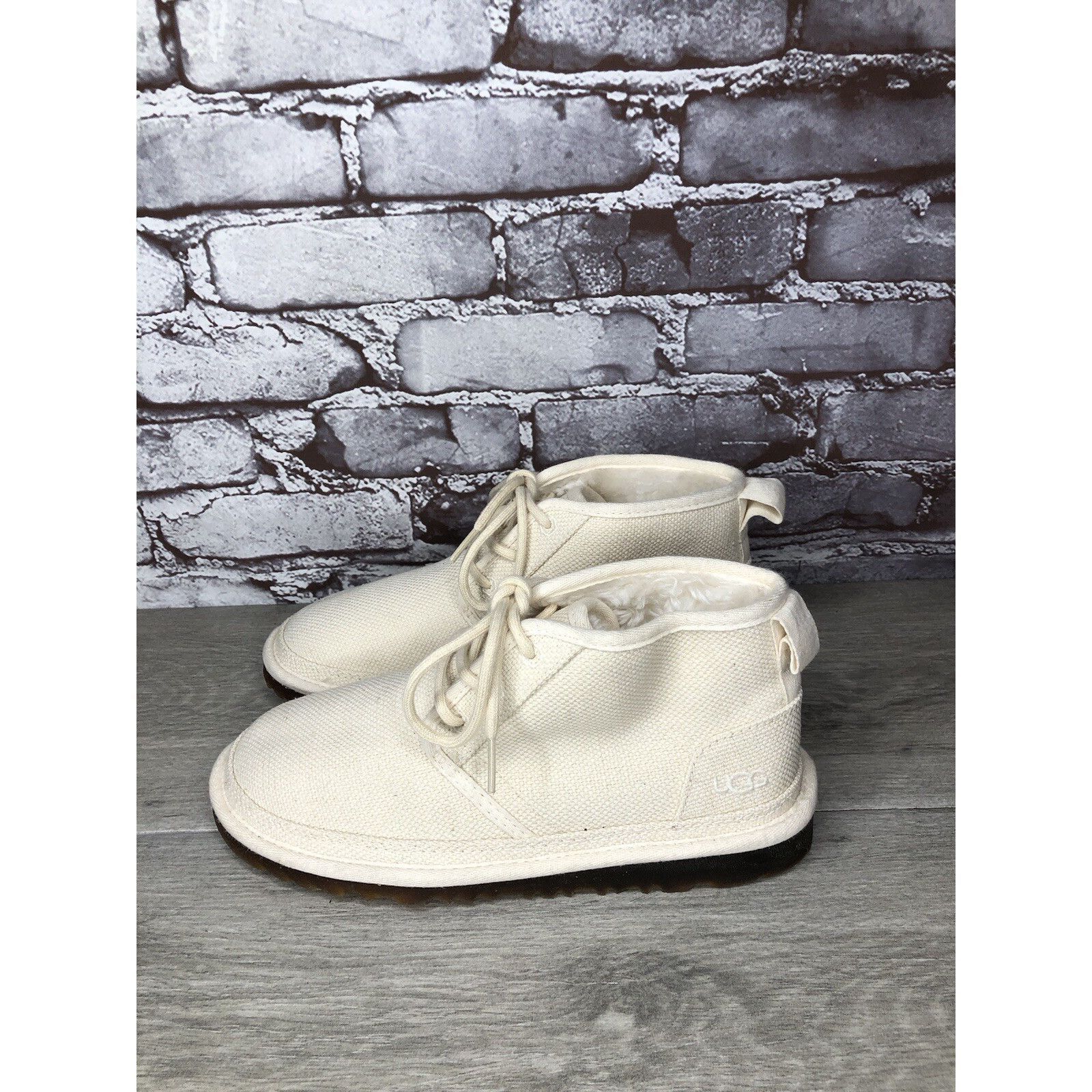 Ugg UGG Neumel Natural White Ankle Lace Up Chukka Boots Men’s Sz Size US 7 / EU 40 - 10 Thumbnail