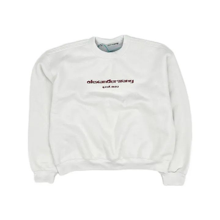 Alexander Wang Alexander Wang SS22 Logo Long Sleeve Sweatshirt - Size XS / US 0-2 / IT 36-38 - 2 Thumbnail