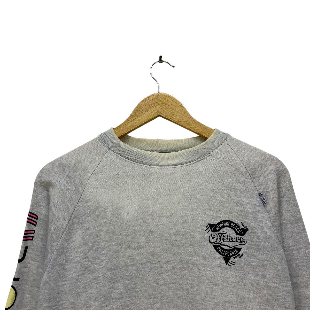 Vintage 💥Vintage Sunfaded Offshore Sweatshirt Size US M / EU 48-50 / 2 - 6 Thumbnail