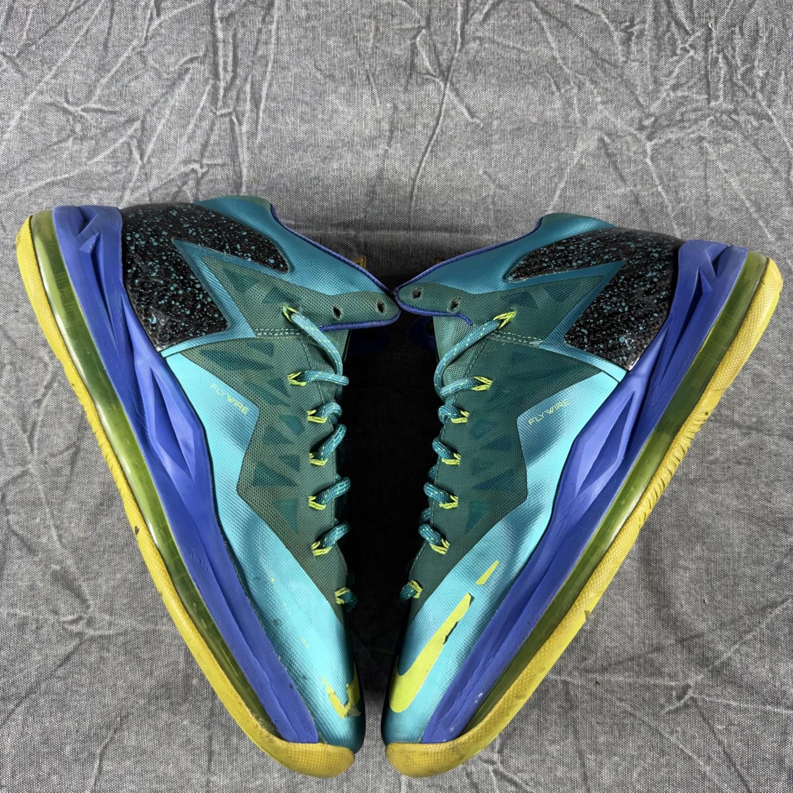 Nike Nike Shoes Men's 9.5 Teal Lebron 10 PS X Elite Supereo Pack Size US 9.5 / EU 42-43 - 7 Thumbnail