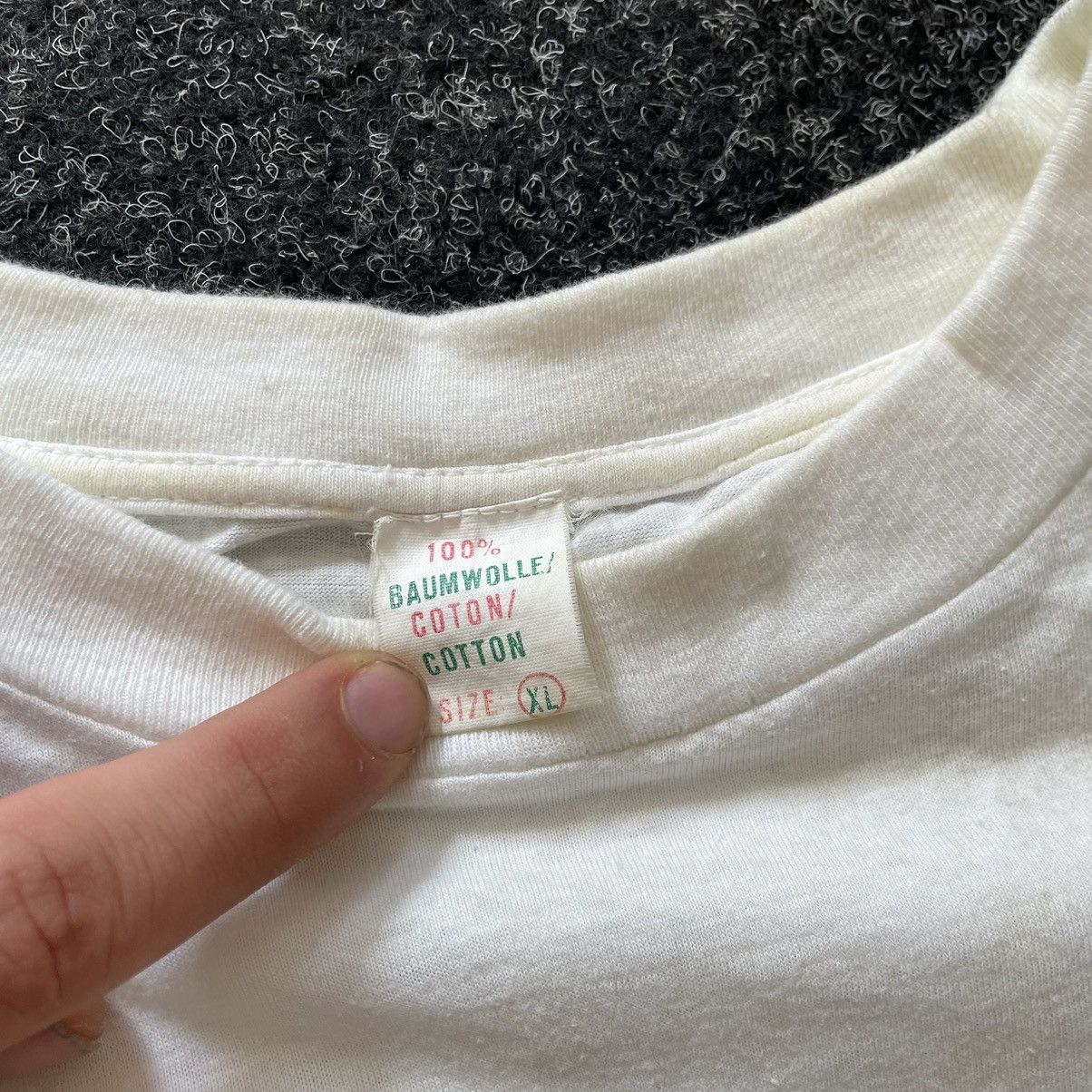 Vintage Deutschland Weltmeister 1990 tee shirt 90s Germany jersey Size US XL / EU 56 / 4 - 2 Thumbnail