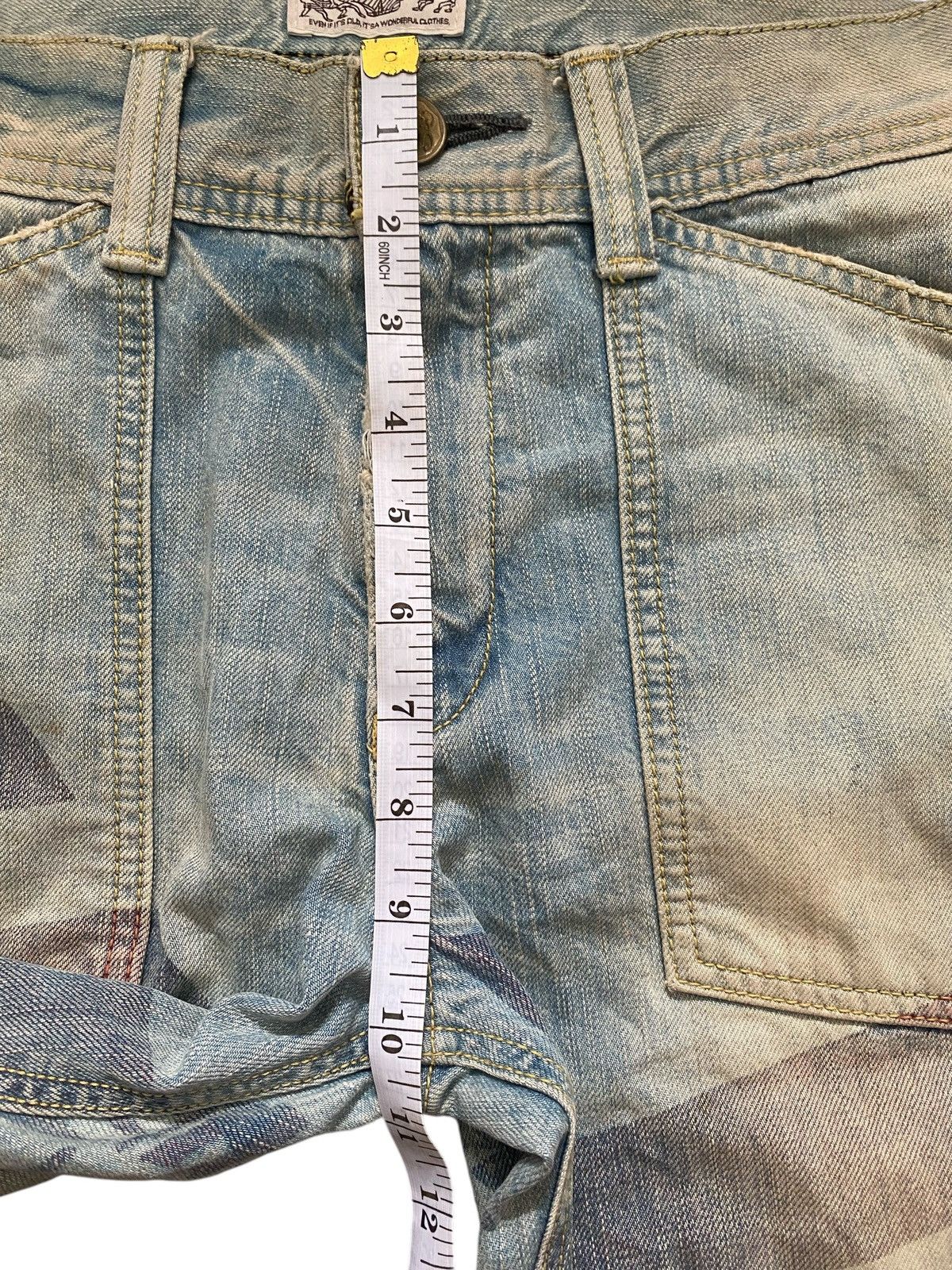 Japanese Brand Rodeo Crowns Printed American Flag Denim Size US 32 / EU 48 - 14 Thumbnail