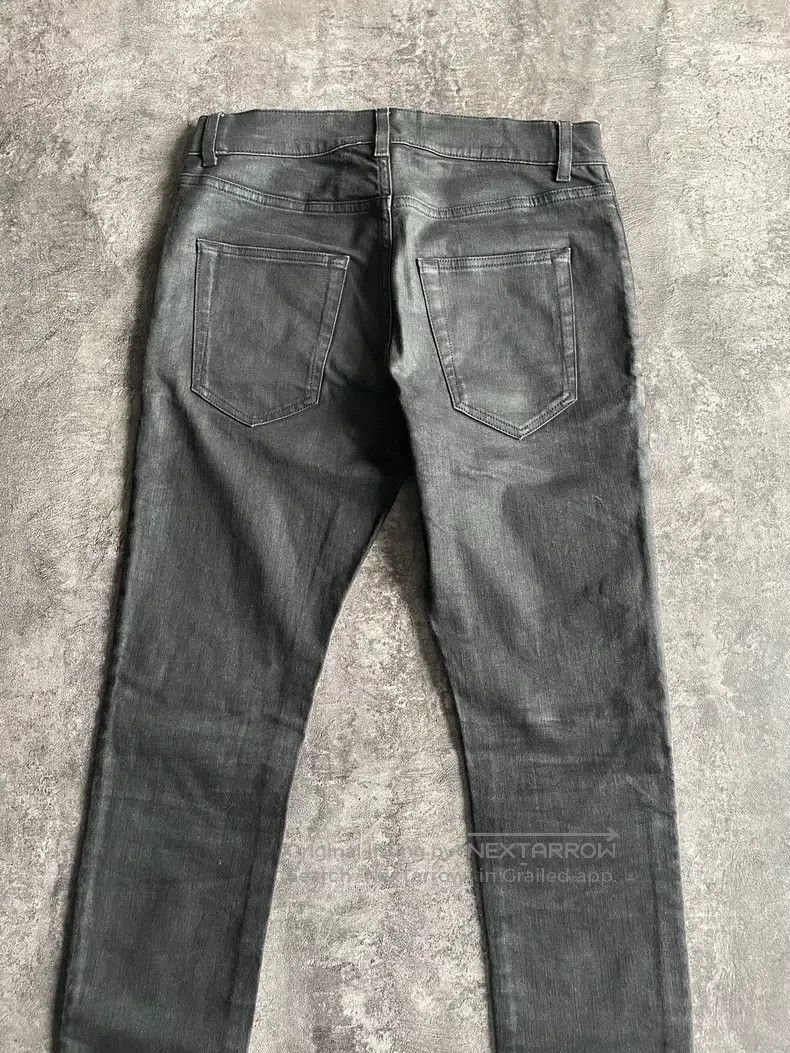Saint Laurent Paris Saint Laurent Paris Distressed Wax-Coated Jeans Size US 29 - 4 Thumbnail