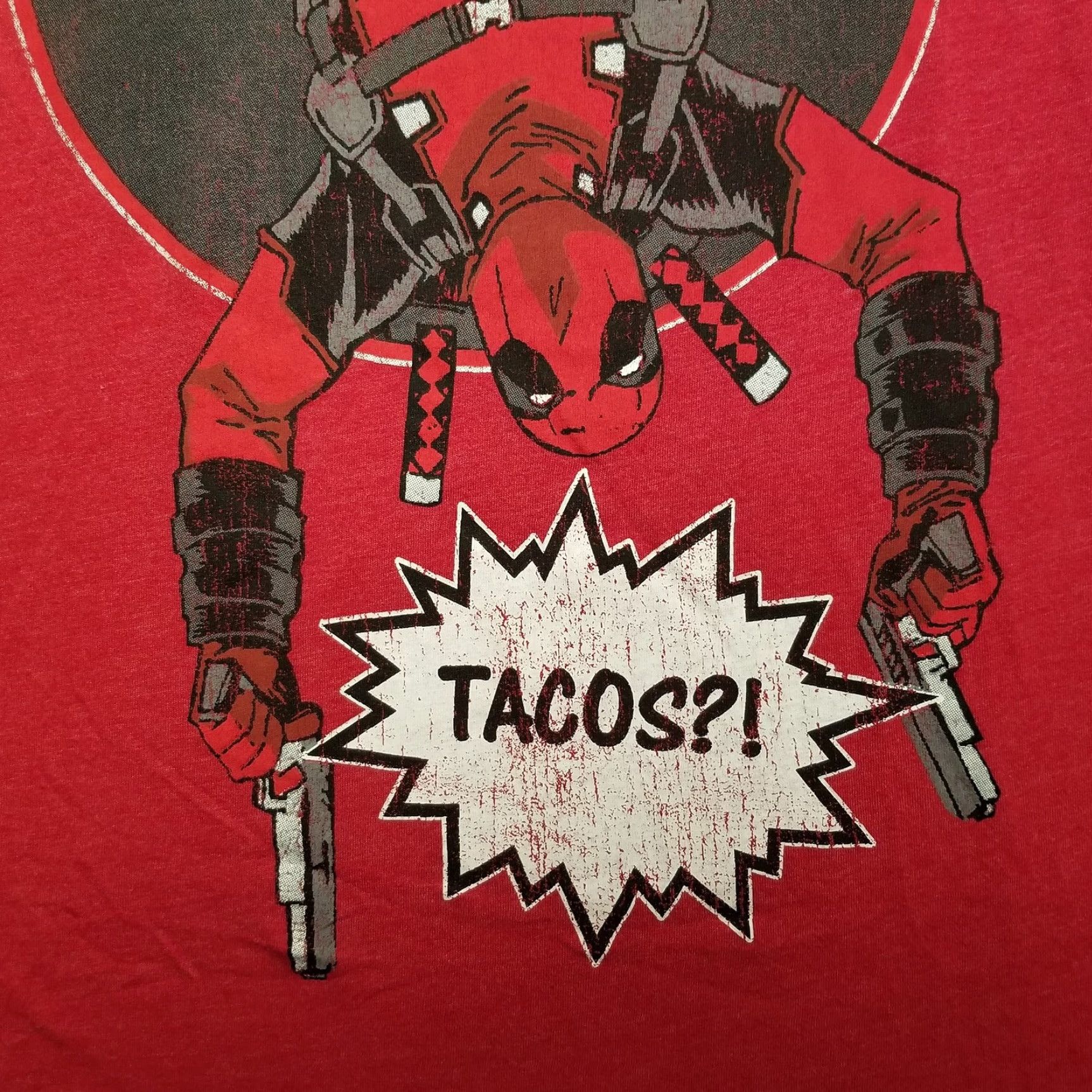 Vintage Marvel Shirt Mens Large Red Ant Man Tacos Short Sleeve Crewneck End Game Casual Size US L / EU 52-54 / 3 - 4 Thumbnail