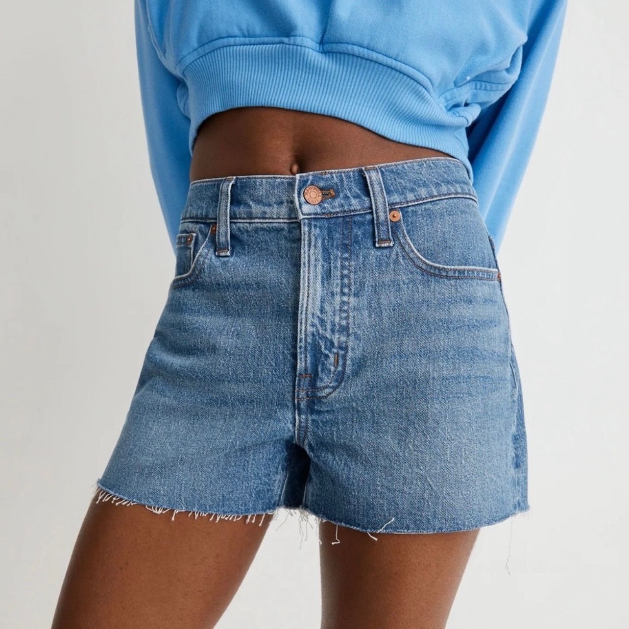 Madewell Madewell the Perfect Jean shorts size 26 denim blue Size 26" / US 2 / IT 38 - 1 Thumbnail