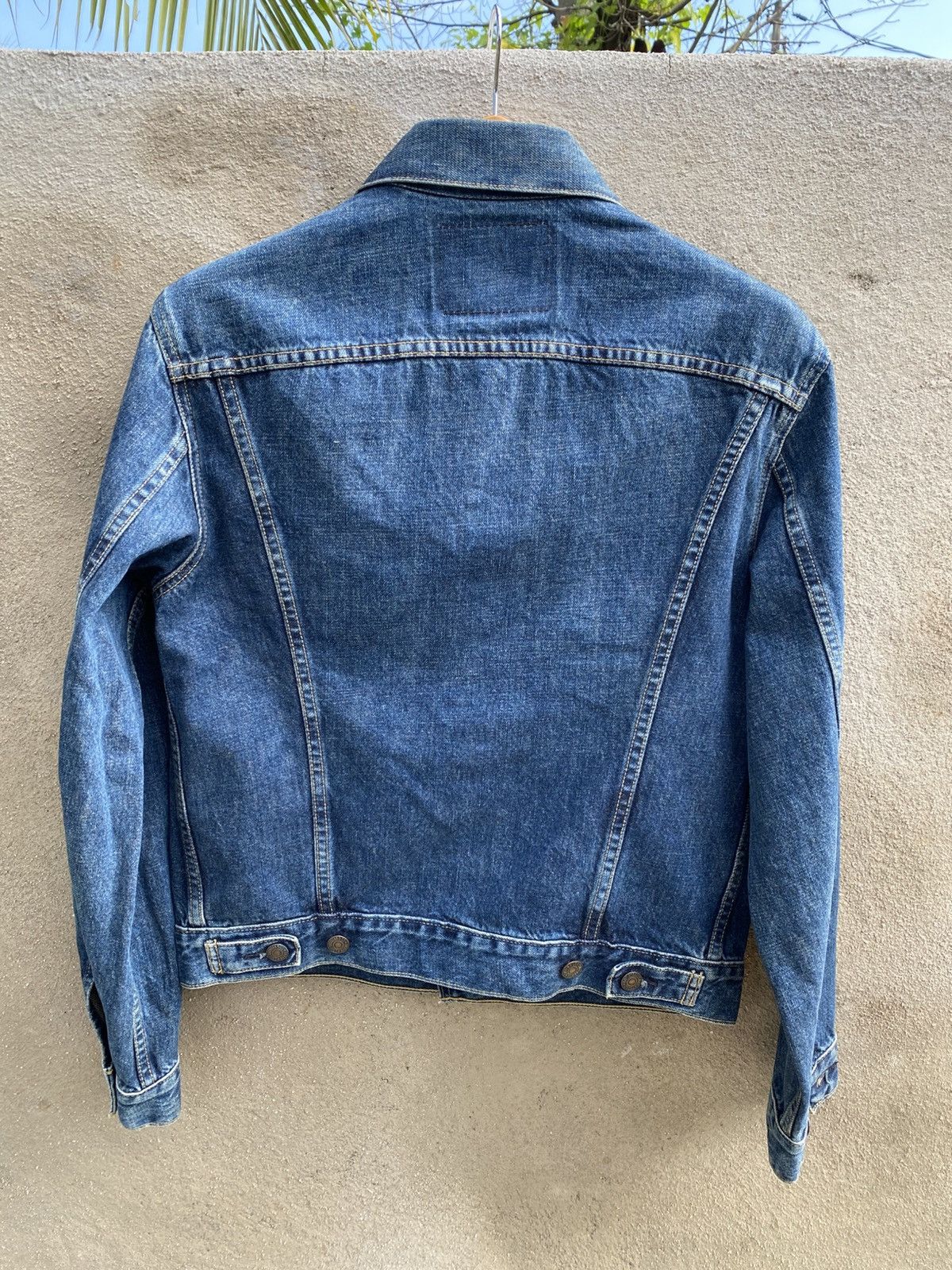 Levi's × Levi's Vintage Clothing × Vintage Size 38 vintage levi's 71557 big E trucker denime jacket Size US M / EU 48-50 / 2 - 2 Thumbnail
