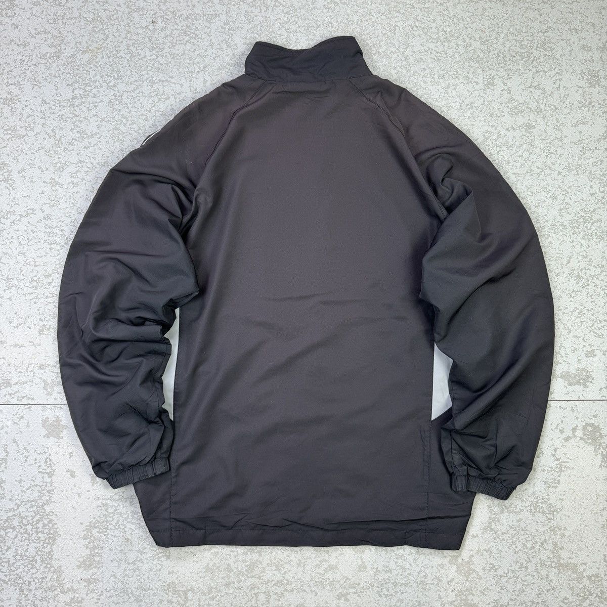 Nike × Vintage 💥Nike Swoosh Vintage Y2K Drill Jacket Size US L / EU 52-54 / 3 - 8 Thumbnail