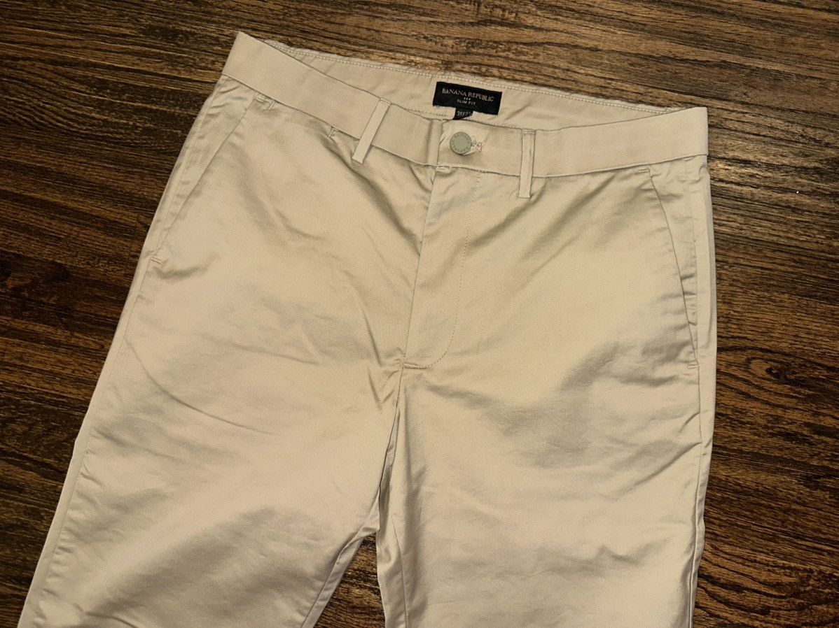Banana Republic × Gap Banana Republic Pants Mens 31X32 Slim Fit Core Temp Chino Size US 31 - 4 Thumbnail