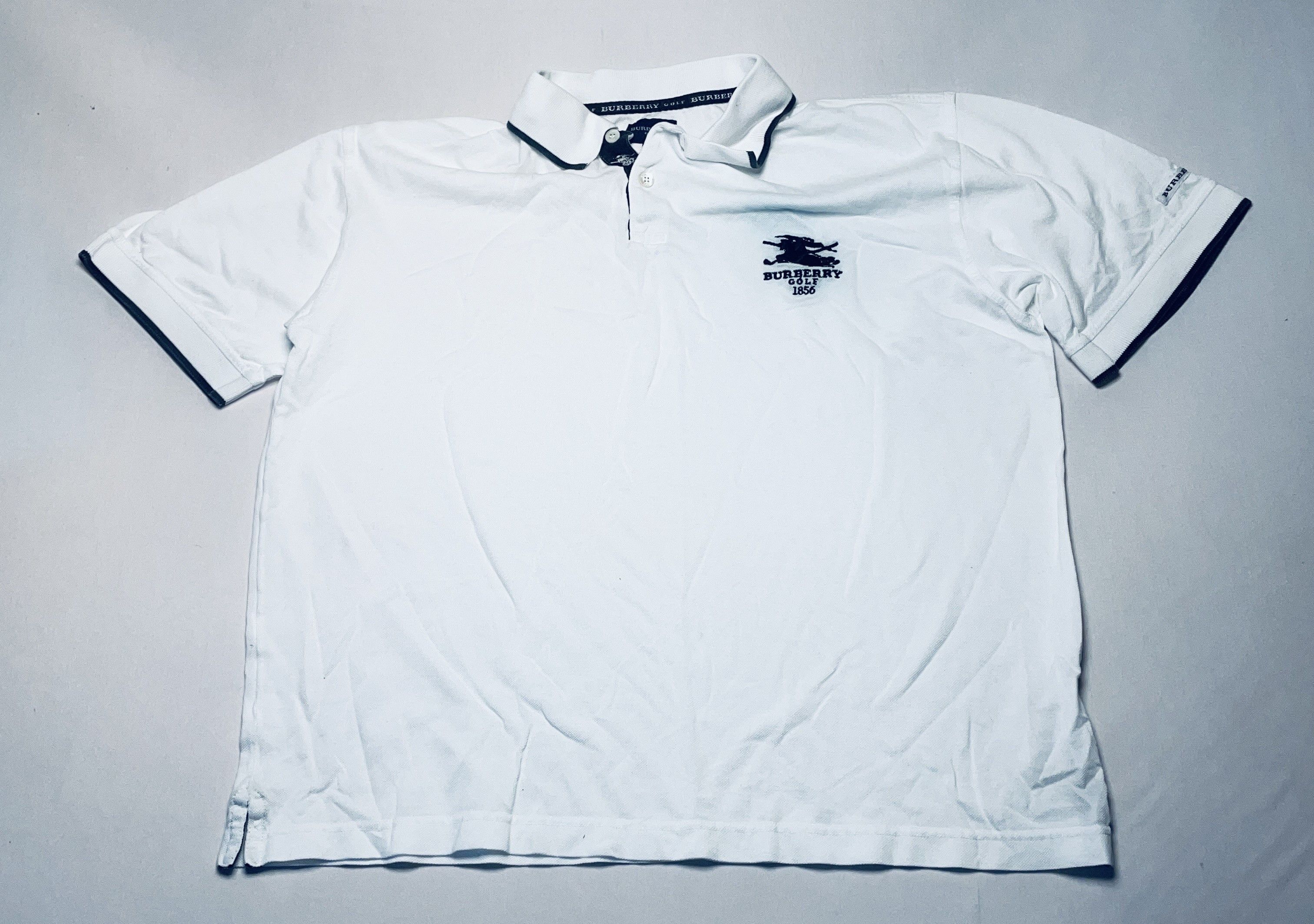 Burberry 👕 29,90 € – Burberry Golf Polo Shirt Weiß Gr. S Size US S / EU 44-46 / 1 - 1 Thumbnail
