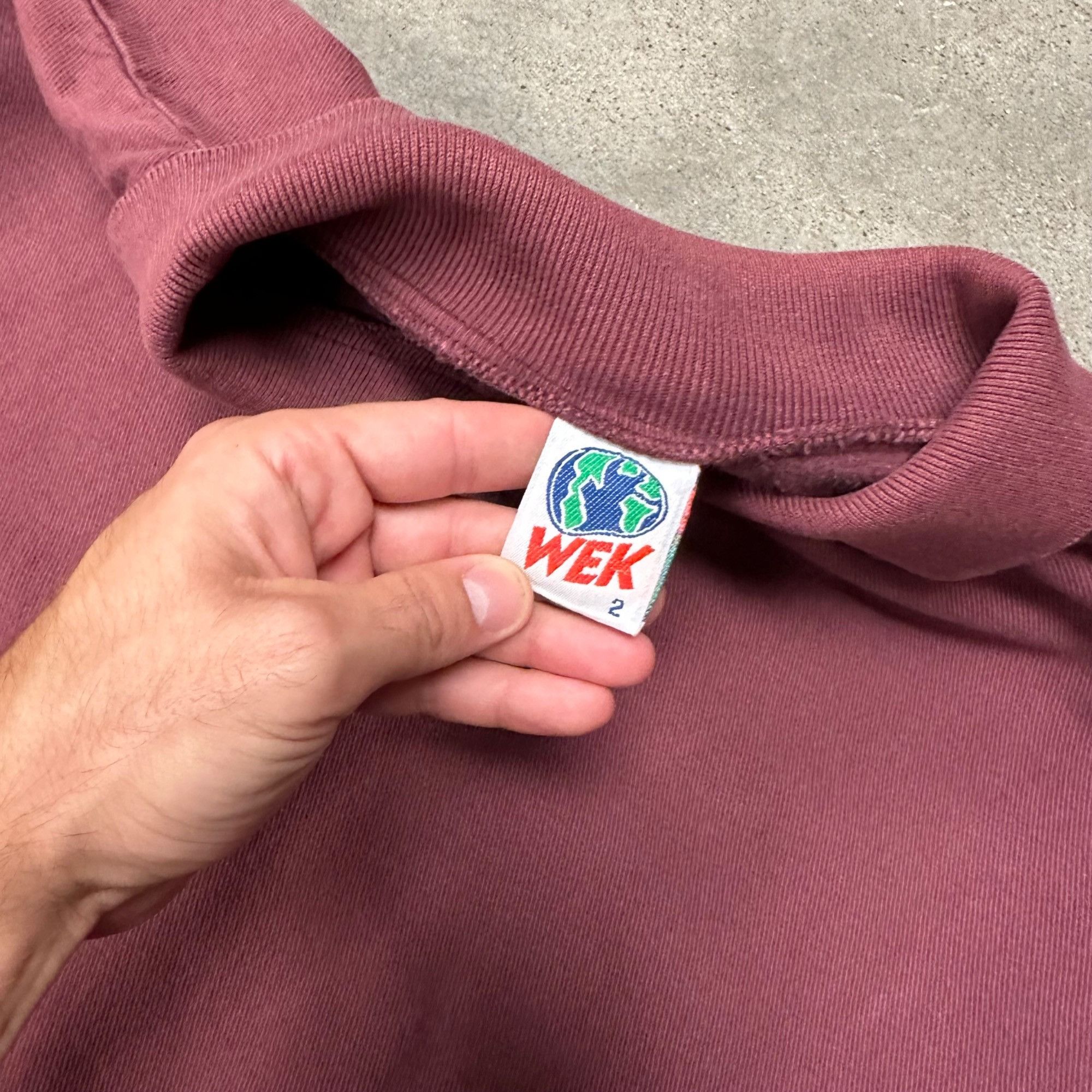 Vintage Vintage 80s/90s Wek Heavyweight Pullover Collared Polo Shirt Size US XL / EU 56 / 4 - 3 Thumbnail