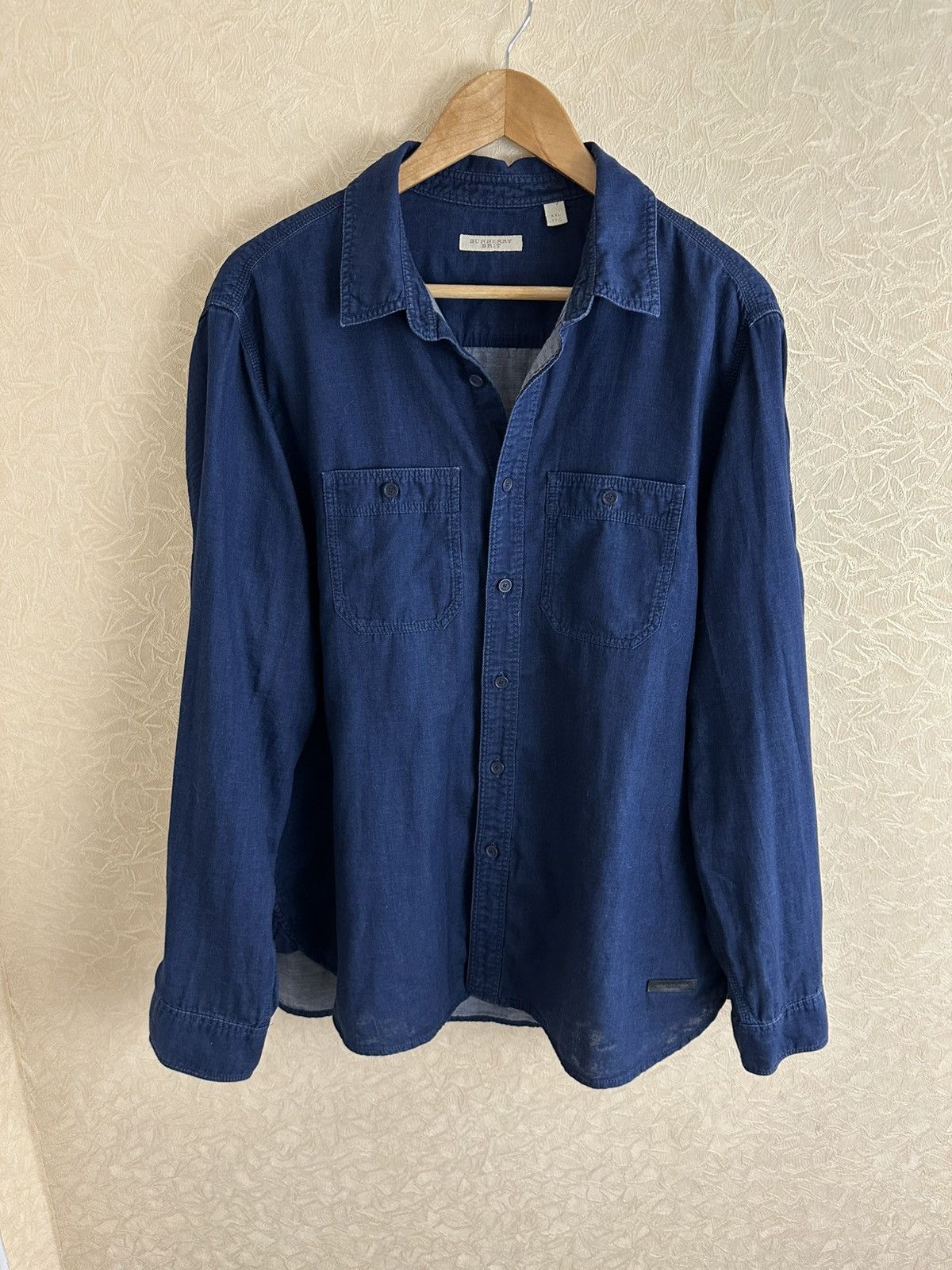 Burberry Burberry shirt size 2XL dark blu Size US XXL / EU 58 / 5 - 1 Thumbnail