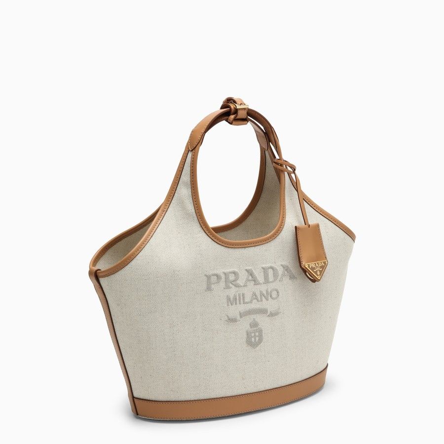 Prada o1d2blof0924 Size : OS / Tote Bag With Logo In Beige Size ONE SIZE - 2 Thumbnail