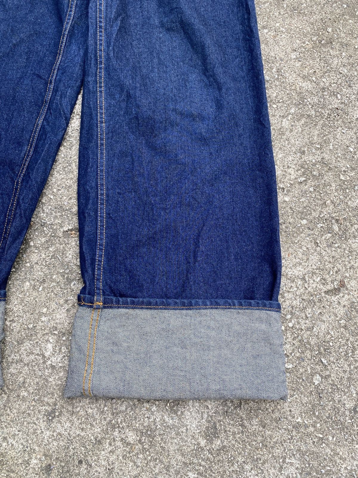 Gaultier Homme Objet S/S 1993 Jean Paul Gaultier High Rise Jumpsuit Denim Size US 34 / EU 50 - 9 Thumbnail