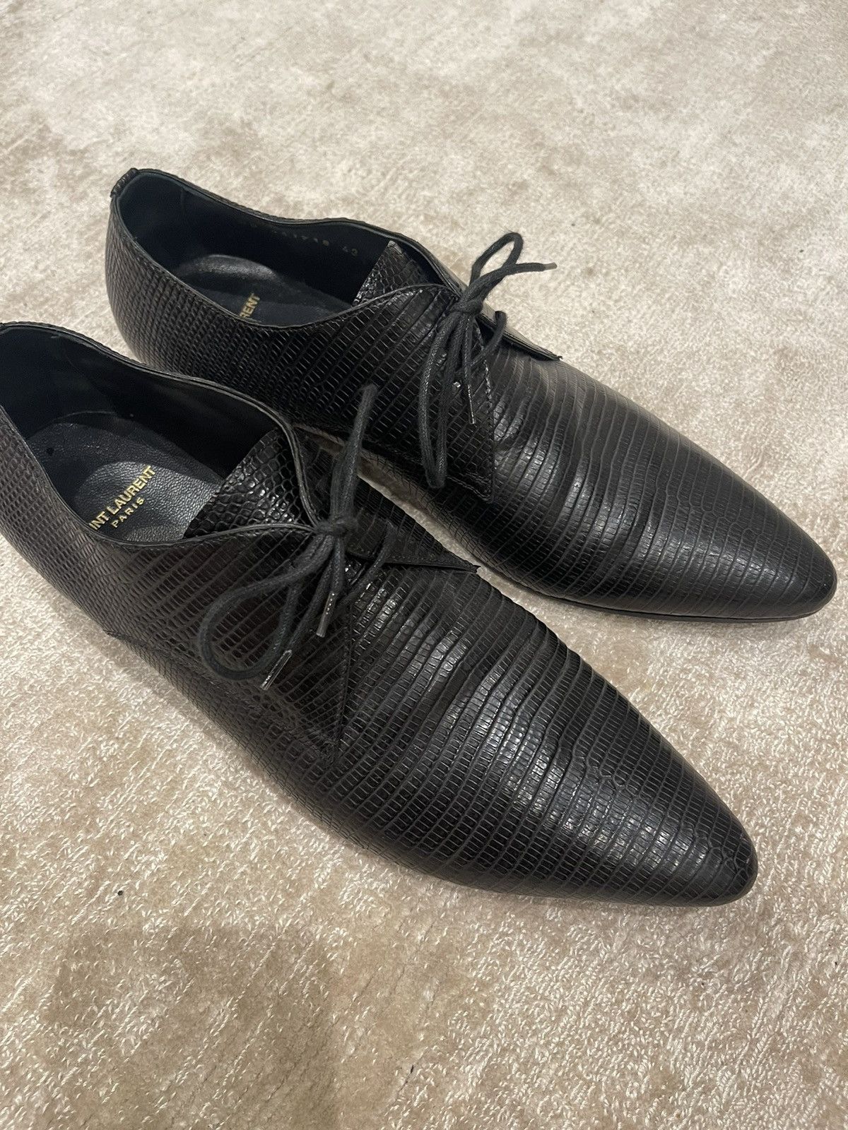Hedi Slimane × Saint Laurent Paris FW 2017 derbies / palladium Size US 10 / EU 43 - 4 Thumbnail