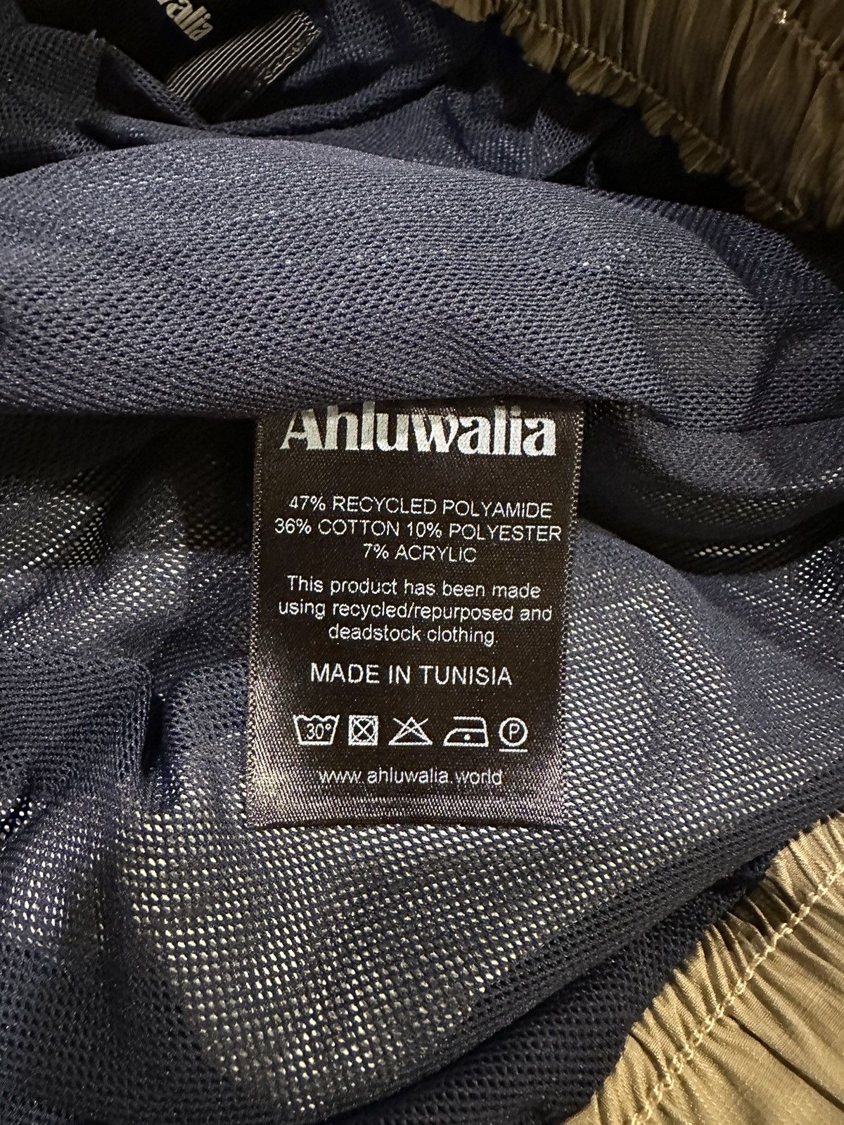 Ahluwalia Ahluwalia Mel Patchwork Colorblock Nylon Track Pants Size US 32 / EU 48 - 8 Thumbnail