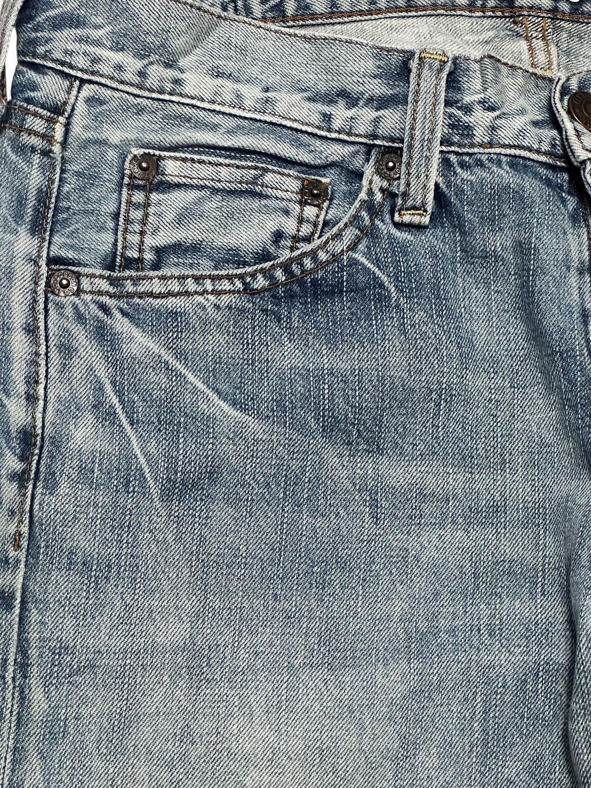 Japanese Brand Bobson Special Edition Flare Jeans – Light Blue Wash & Faded Size US 32 / EU 48 - 5 Thumbnail