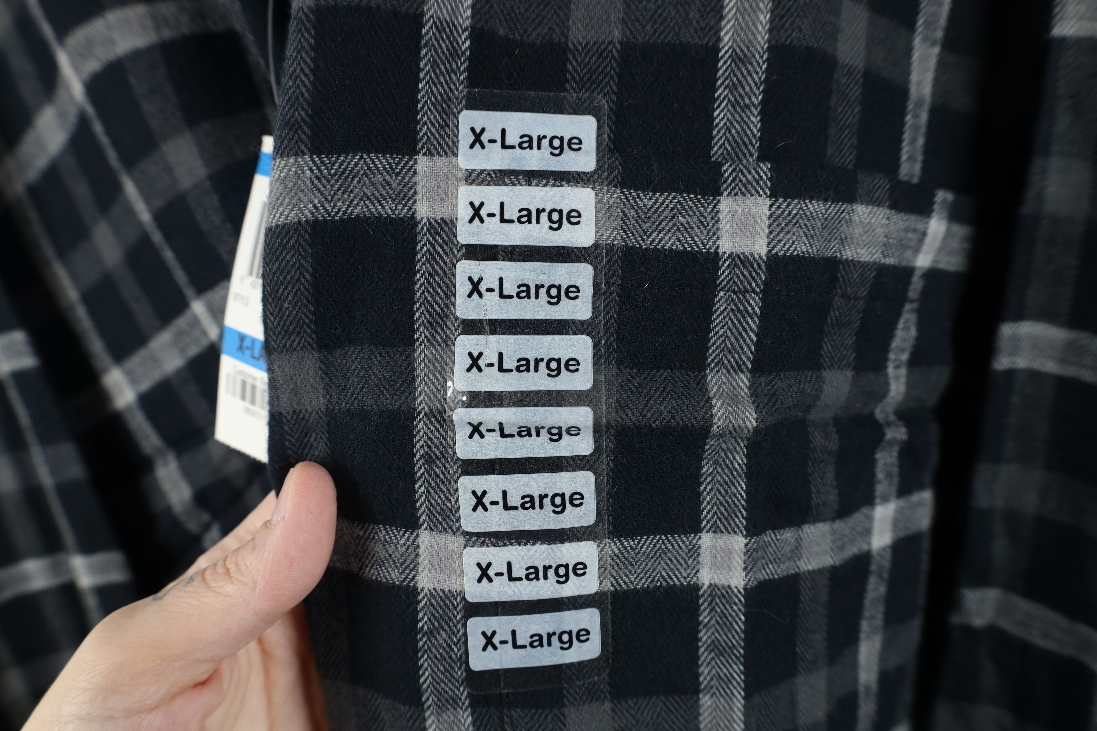 Vintage Deadstock Vintage Y2K Streetwear Flannel Button Down Shirt Size US XL / EU 56 / 4 - 4 Thumbnail