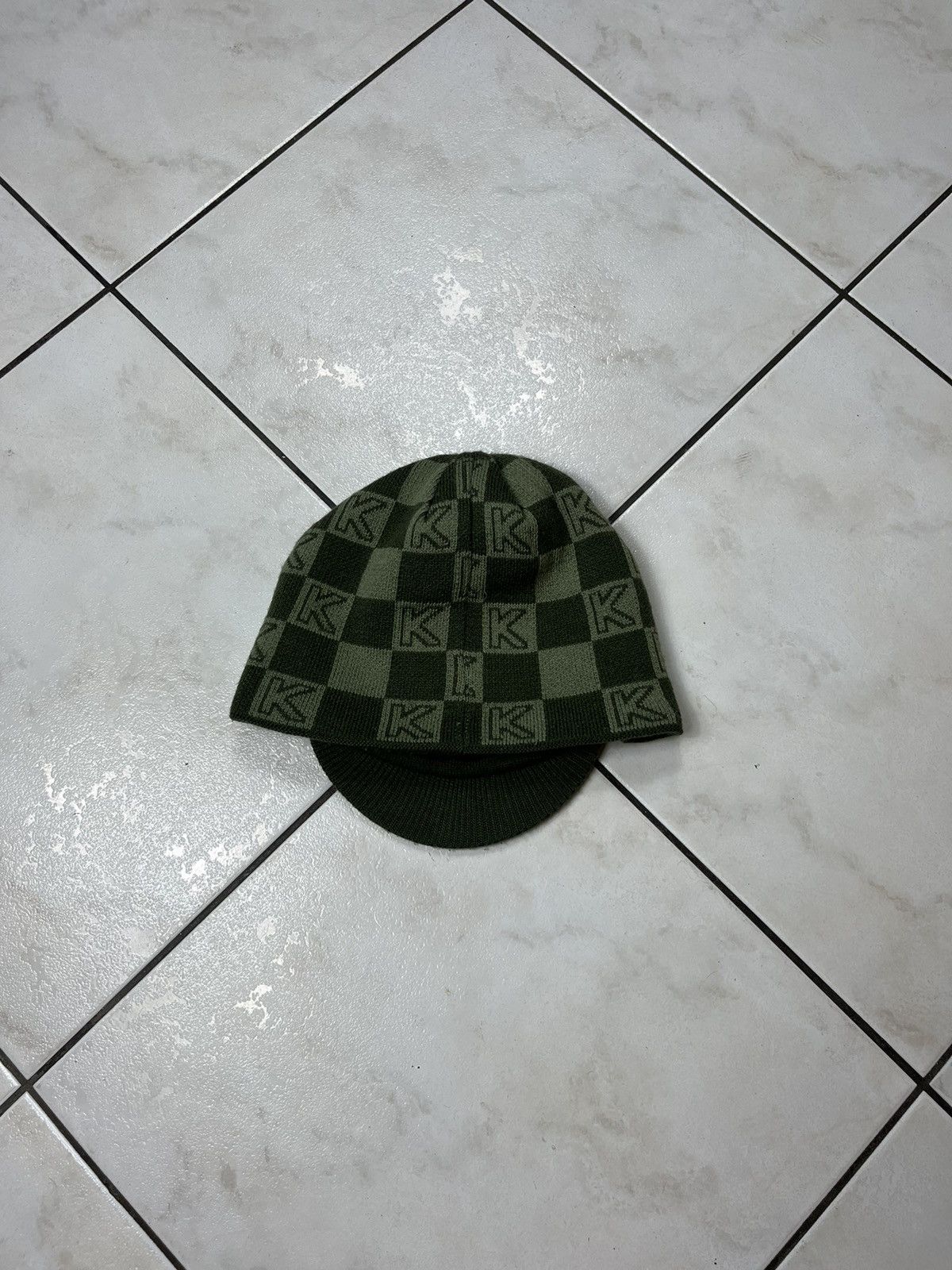 Kappa × Vintage Vintage Kappa visor radar beanie knitted hat cap hip hop y2k Size ONE SIZE - 9 Thumbnail