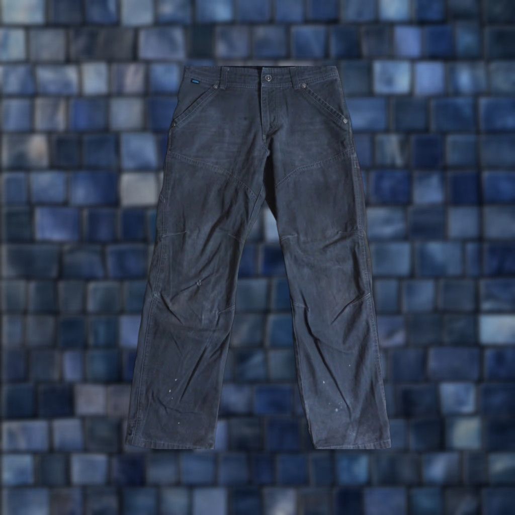 Logo 7 Kuhl Lawless Faded Gray Canvas Outdoor Hiking 31x30 Logo Work Pants Mens Size US 31 - 1 Thumbnail