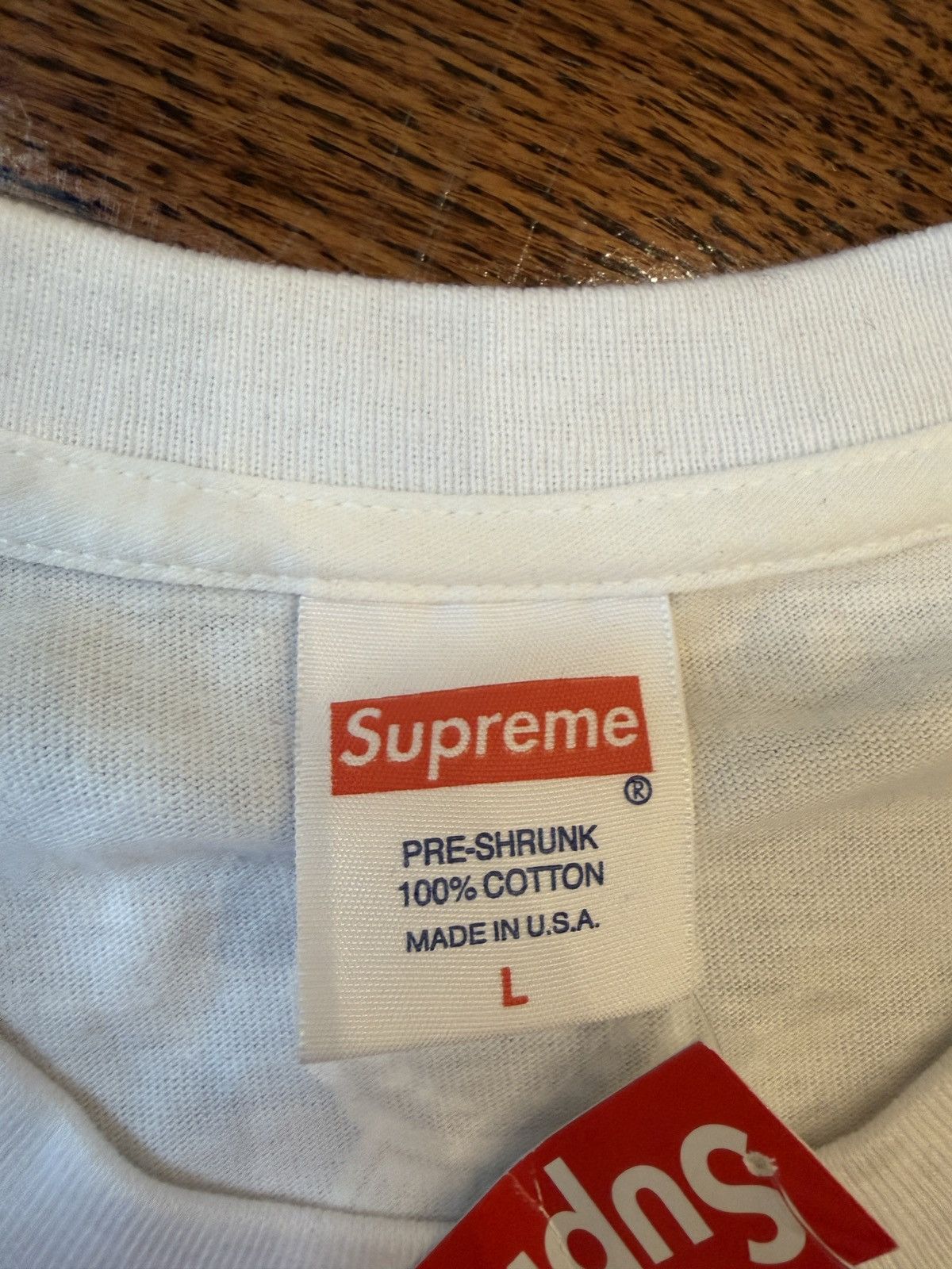 Supreme Supreme 20th anniversary OG white red box logo with tags Size US L / EU 52-54 / 3 - 5 Thumbnail