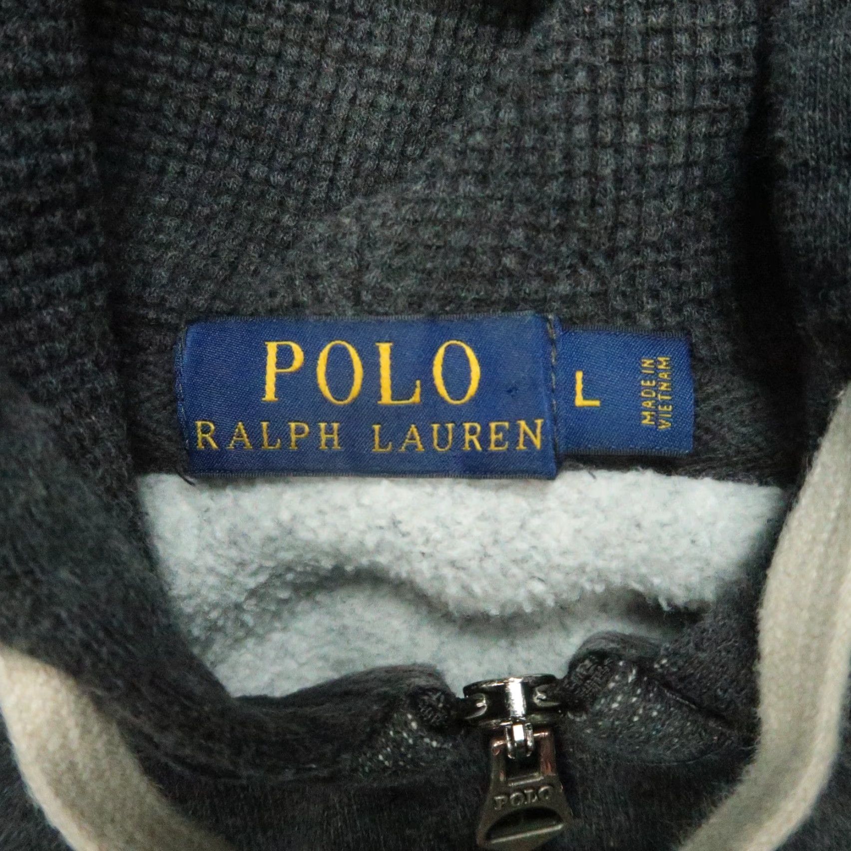 Polo Ralph Lauren Polo Ralph Lauren Hoodie Mens Large Gray Full Zip Pony Hooded Heavyweight Size US L / EU 52-54 / 3 - 3 Thumbnail