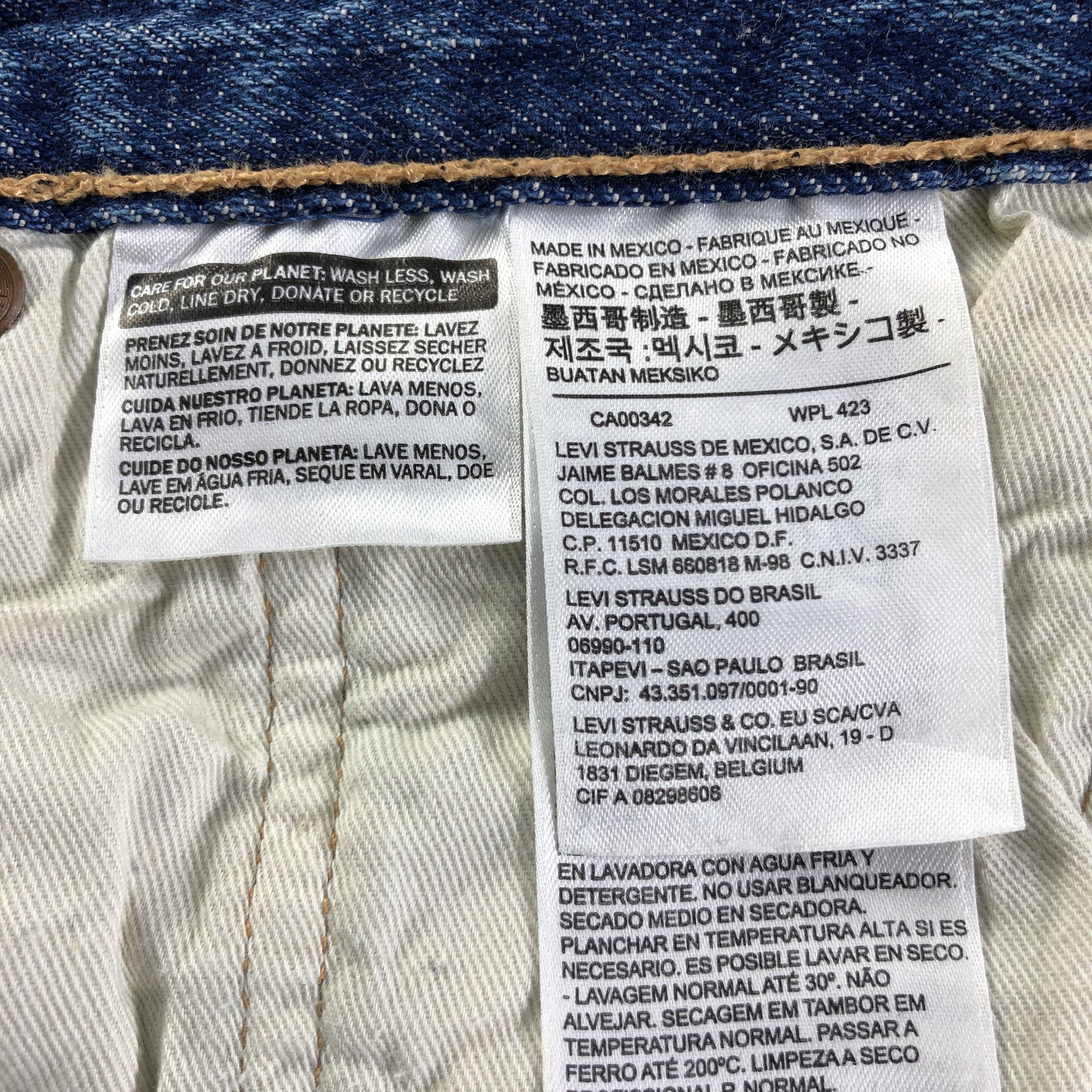 Levi's × Vintage Vintage Blue Wash Levis 501 Jeans-J3108 Size US 36 / EU 52 - 9 Thumbnail