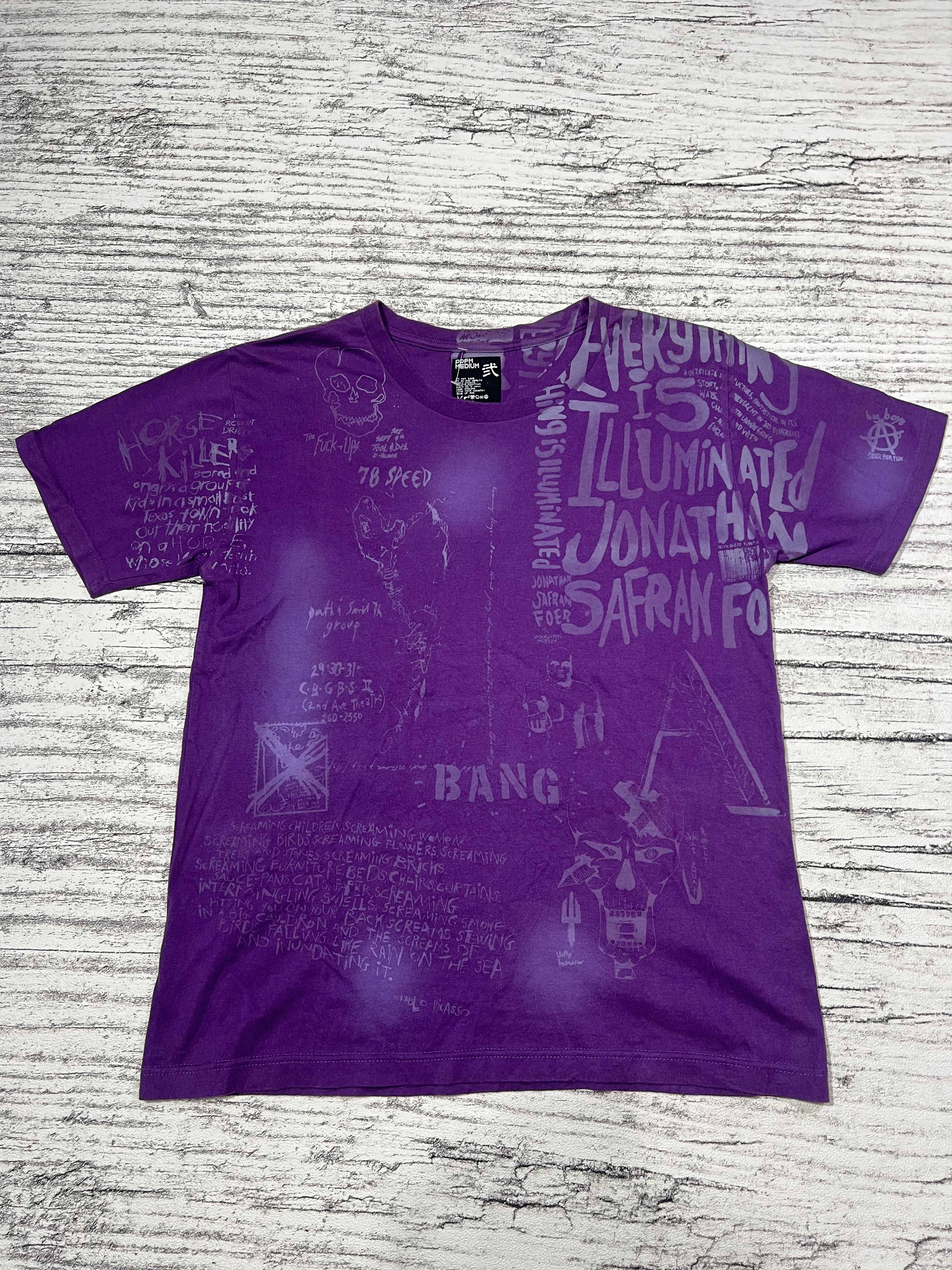 PPFM 2000s PPFM Japanese Poem Print Tee y2k Lgb Ifsix Size US M / EU 48-50 / 2 - 1 Thumbnail