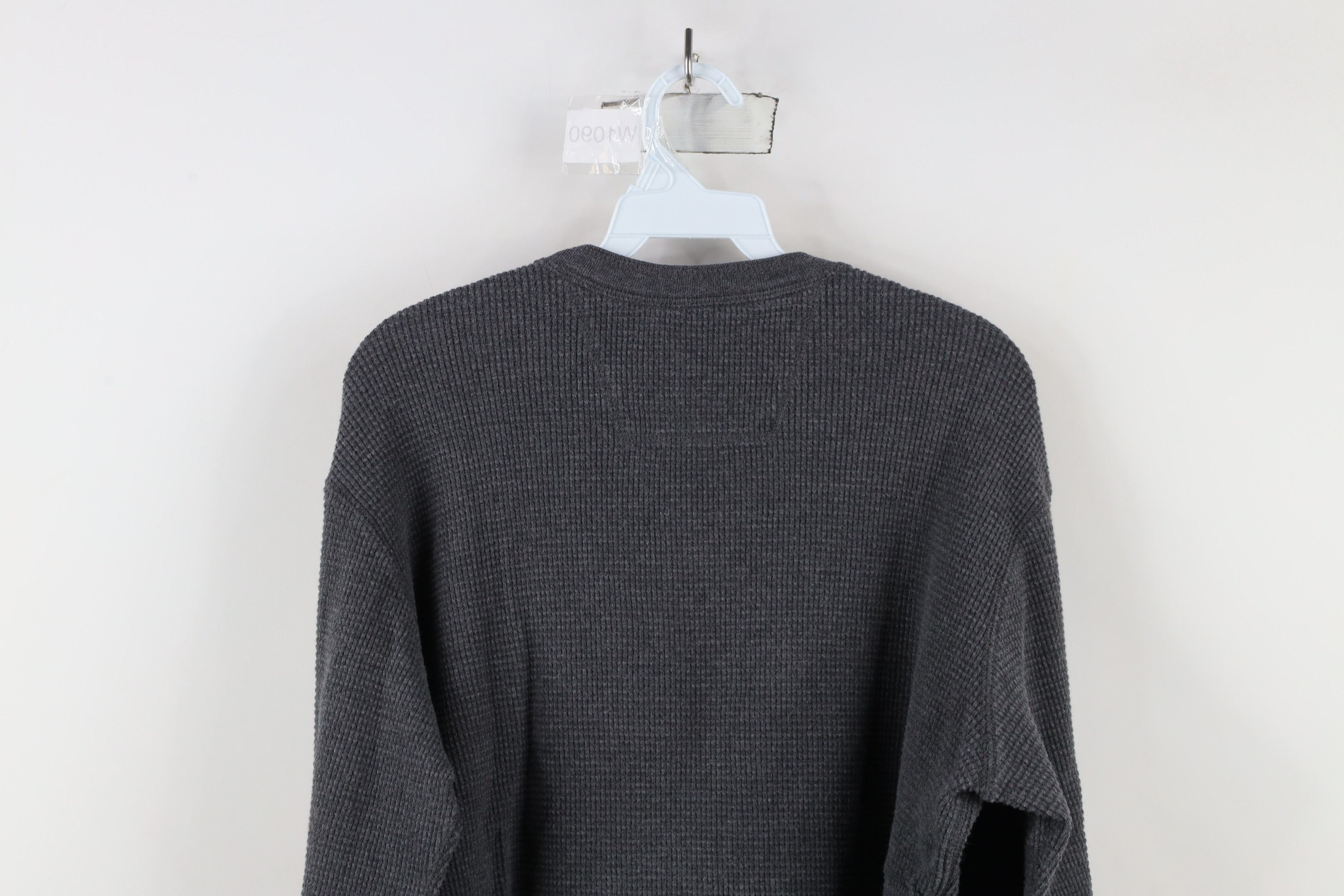 Eddie Bauer Vintage Eddie Bauer Waffle Knit Long Sleeve Henley T-Shirt Size US L / EU 52-54 / 3 - 8 Thumbnail